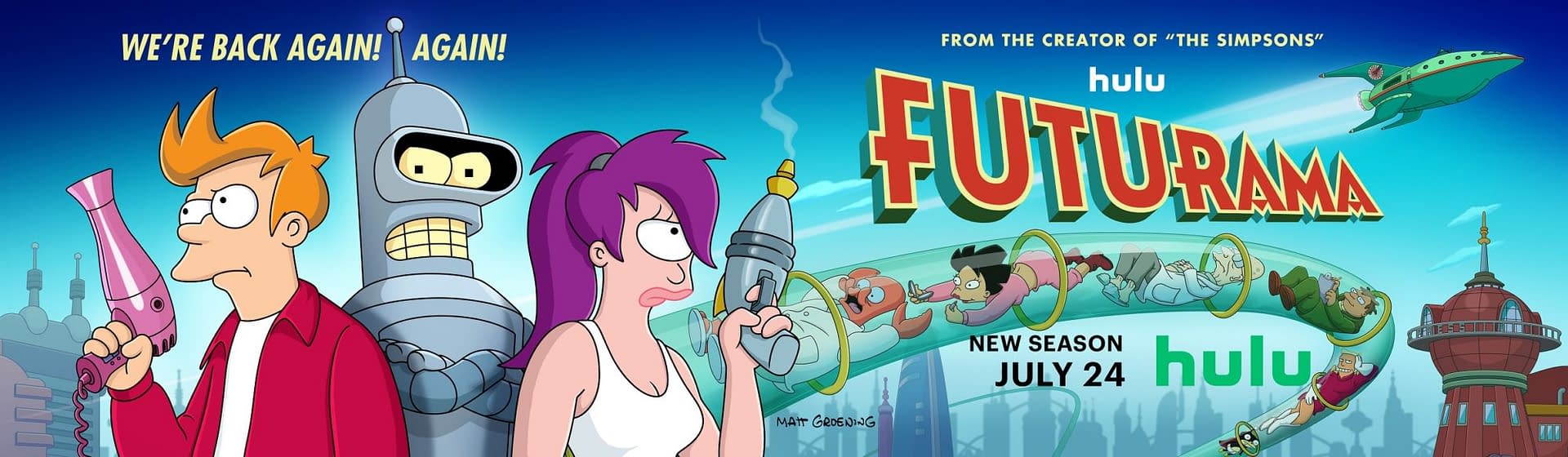 Futurama Returns To Hulu For Season 12 On July 29th First Look Teaser 5126