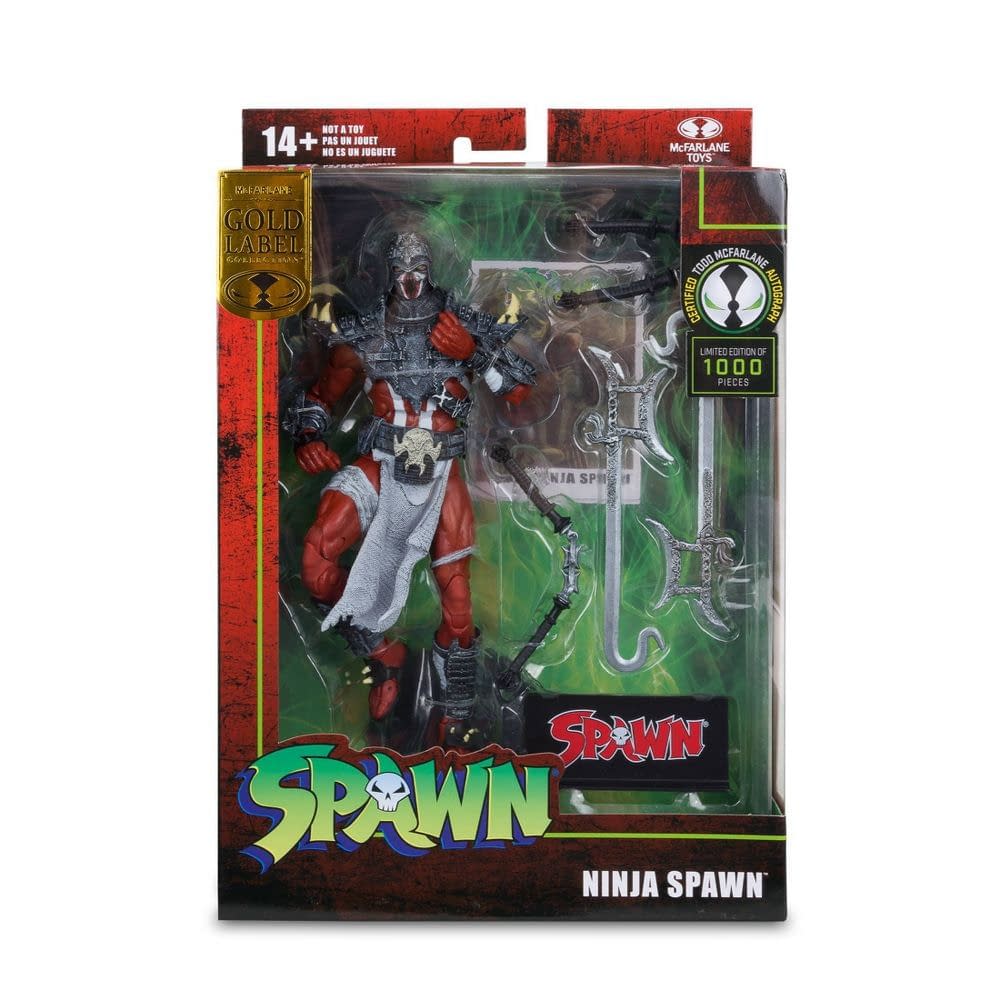 Autographed Ninja Spawn Exclusive Figure Unveiled from McFarlane Toys