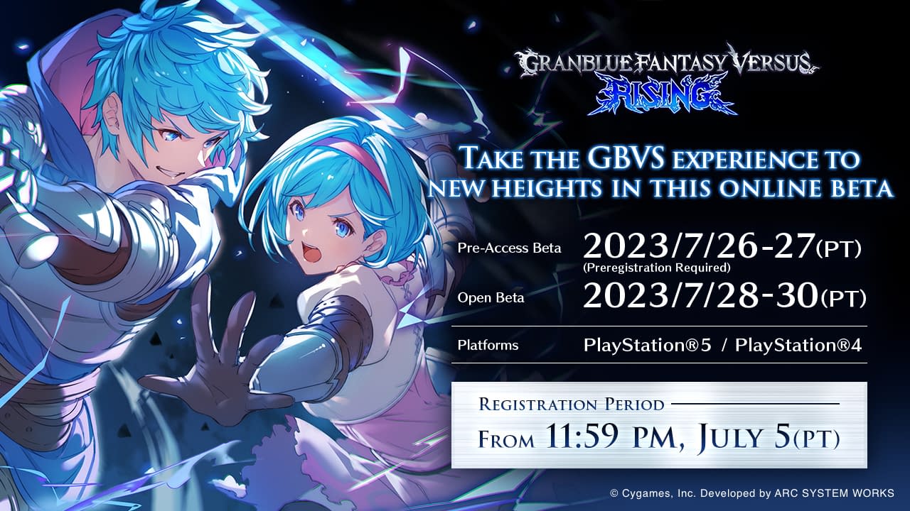 Granblue Fantasy Versus: Rising To Hold EVO 2023 Open Beta Tourney