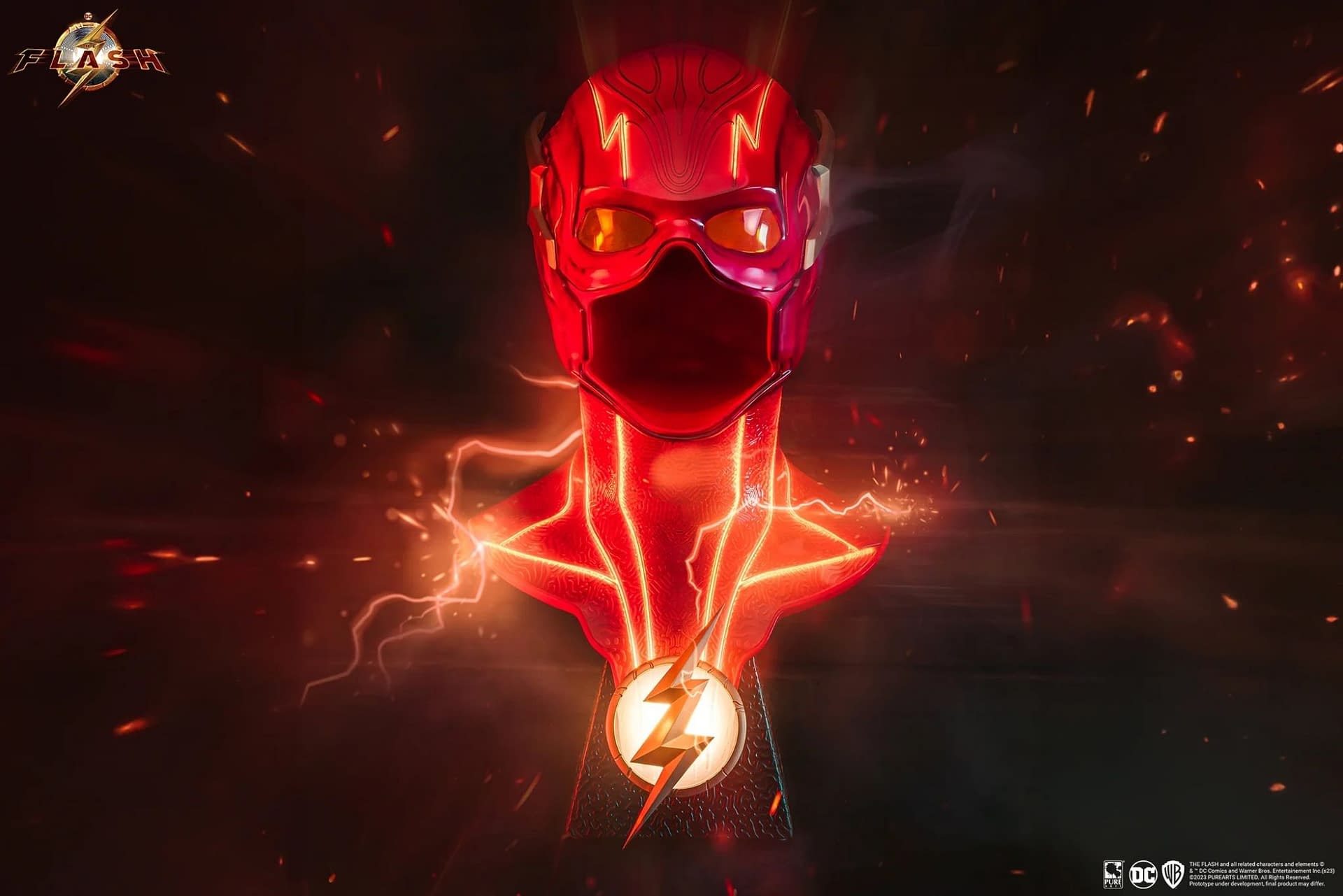 PureArts Enters the Speed Force with New The Flash 1/1 Replica Cowl