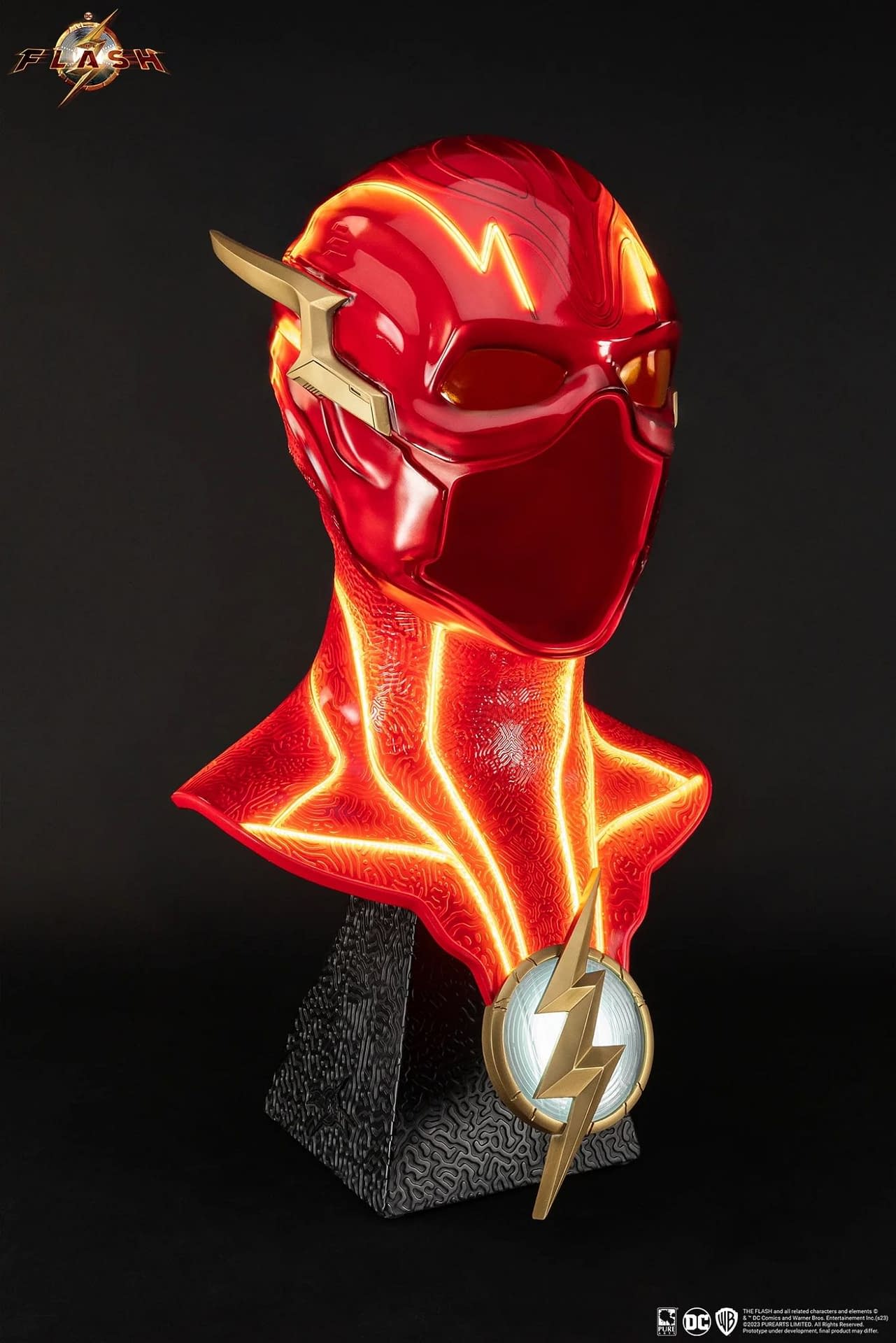 PureArts Enters the Speed Force with New The Flash 1/1 Replica Cowl