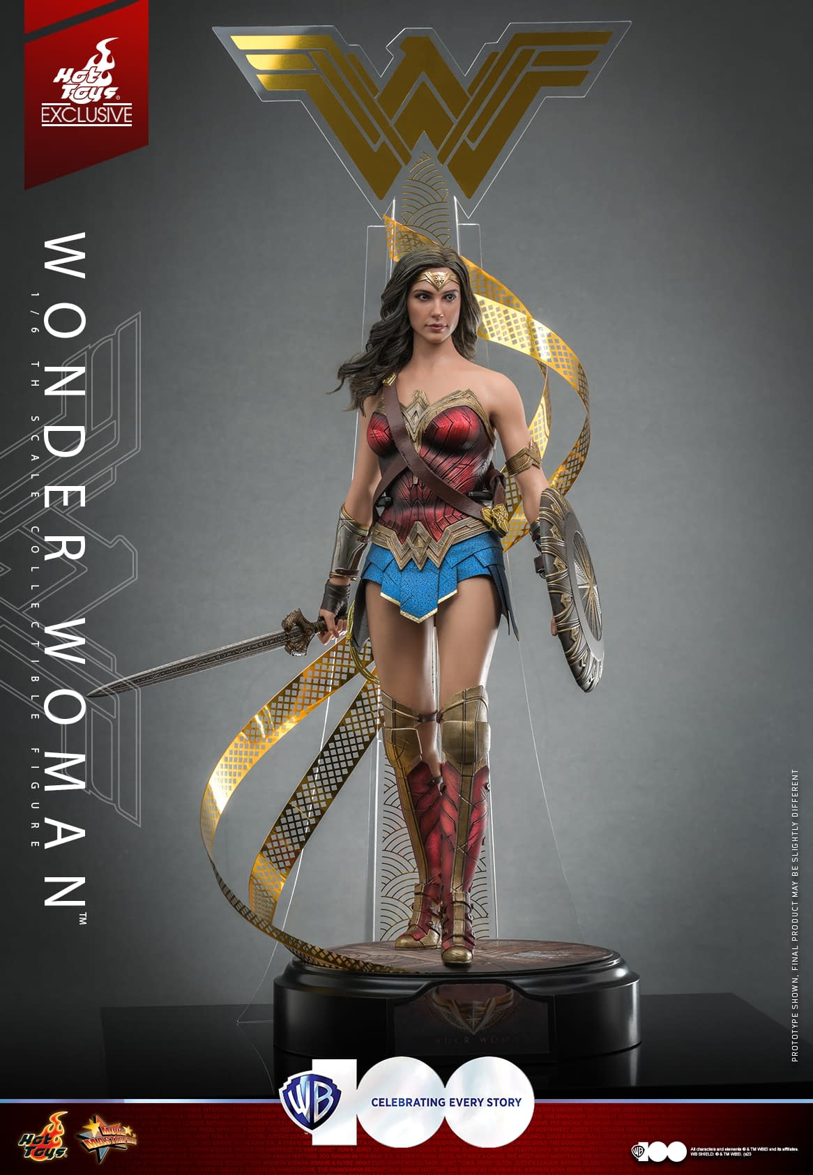 Live-Action Wonder Woman Gets a Comic Book Makeover with Hot Toys