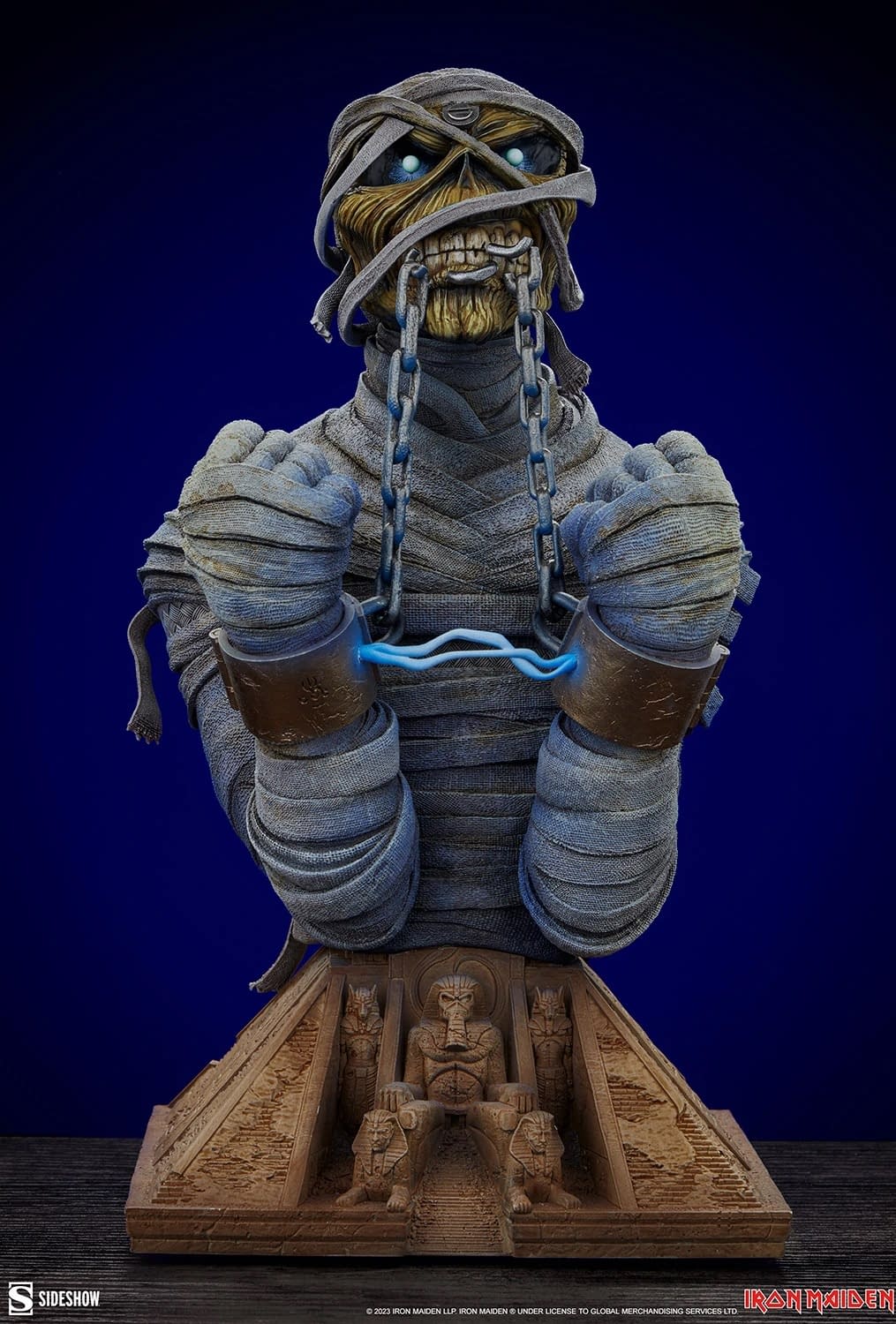 Iron Maiden's Powerslave Eddie Electrifies with New Sideshow Statue 