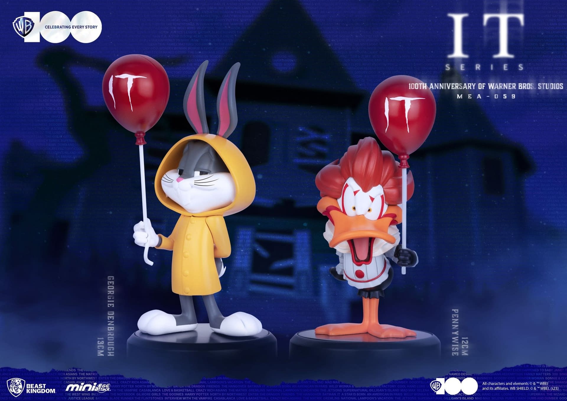 Looney Tunes x IT Crossover Figure Set Revealed by Beast Kingdom