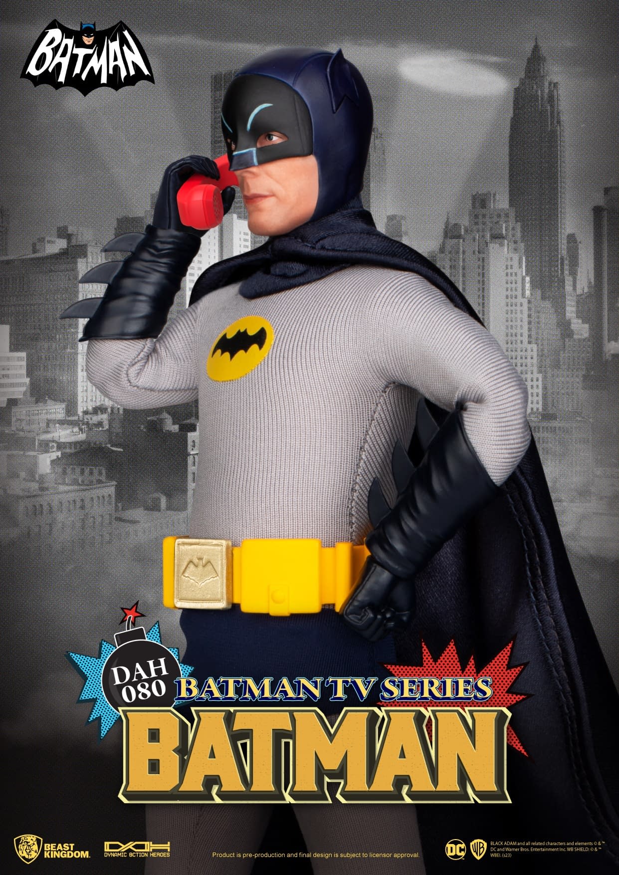 Batman 1966 Comes to Life with New DAH Figure from Beast Kingdom 