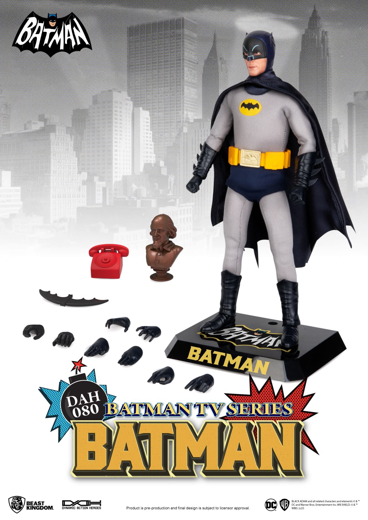 Batman 1966 Comes to Life with New DAH Figure from Beast Kingdom 