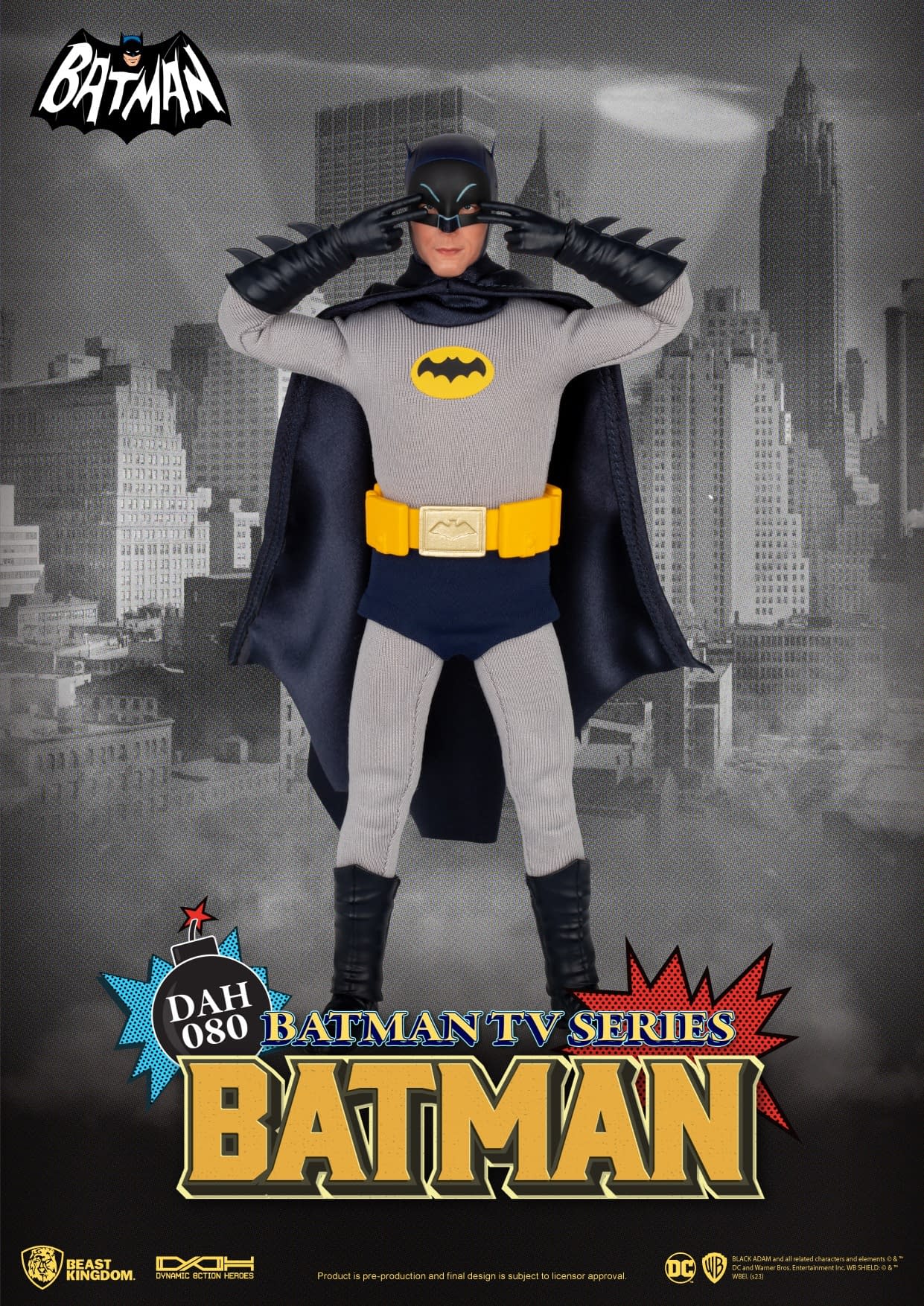 Batman 1966 Comes to Life with New DAH Figure from Beast Kingdom 