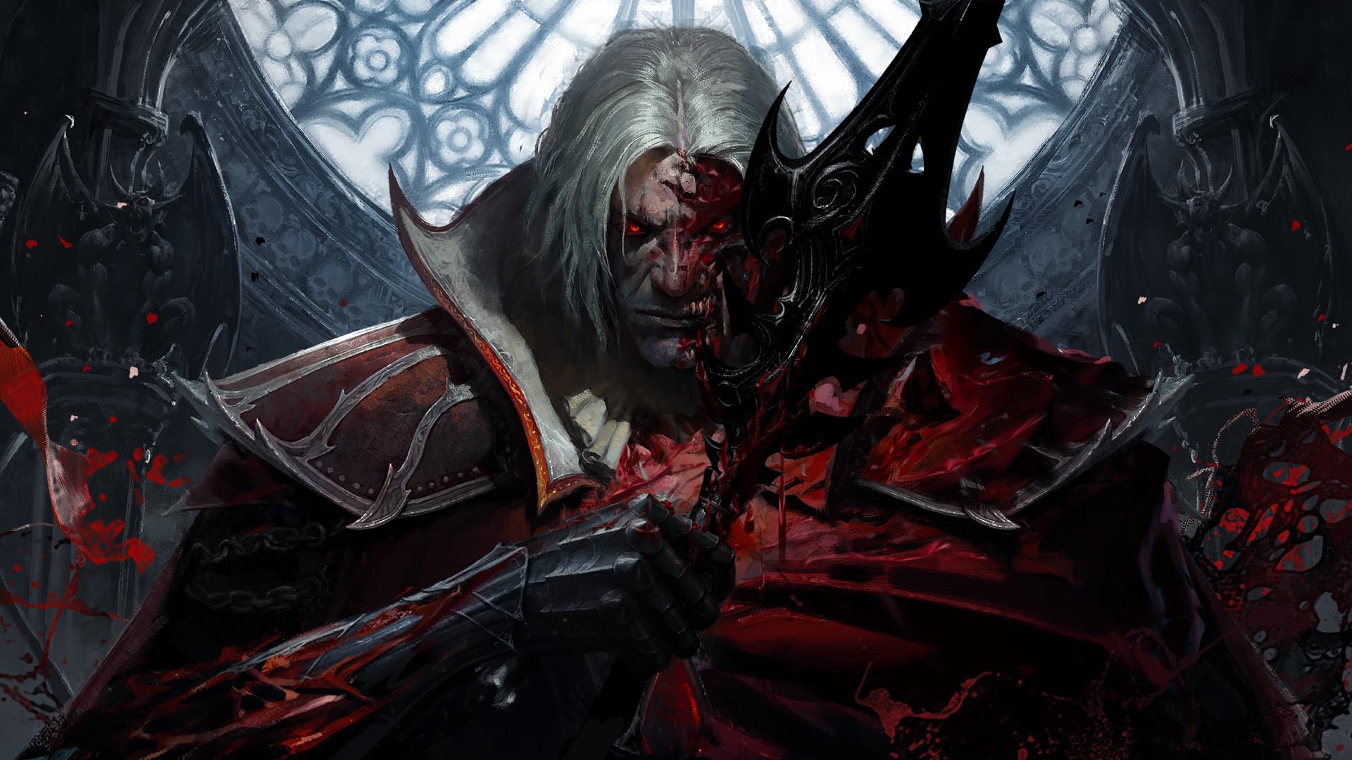 ArtStation - Diablo Immortal 'Blood Knight' Key art