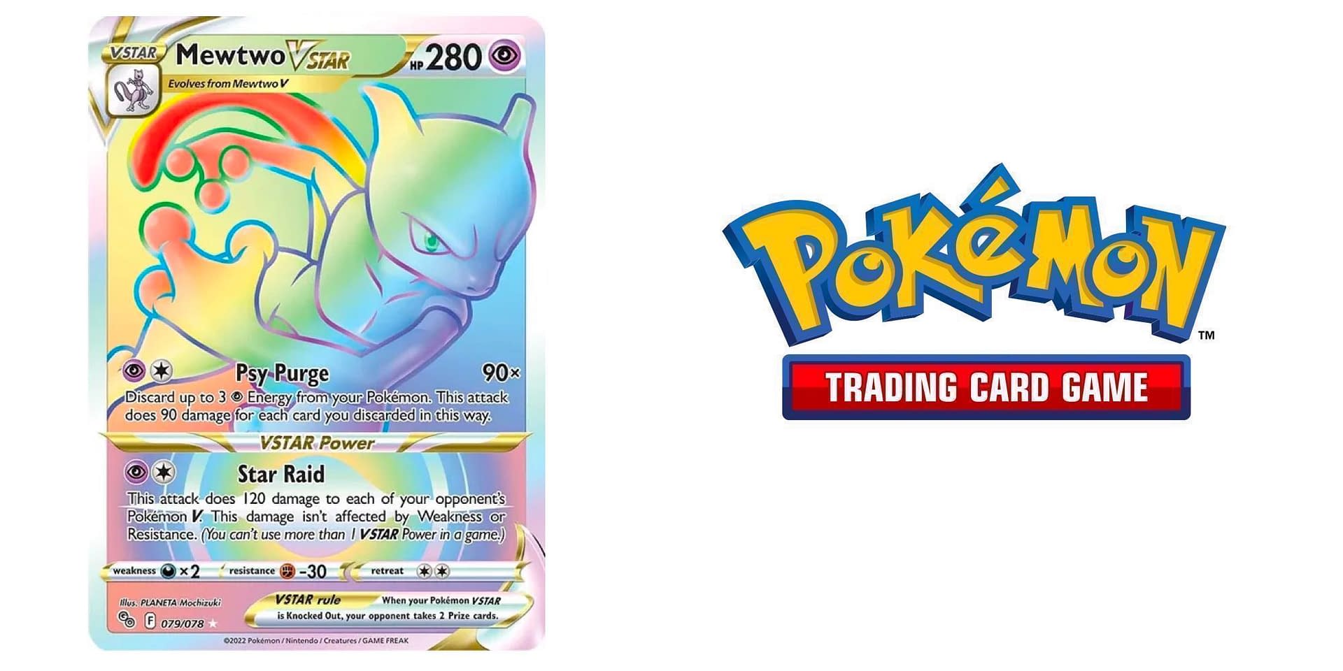 Carta Pokémon - Mewtwo V-Astro - Gold (086/078)