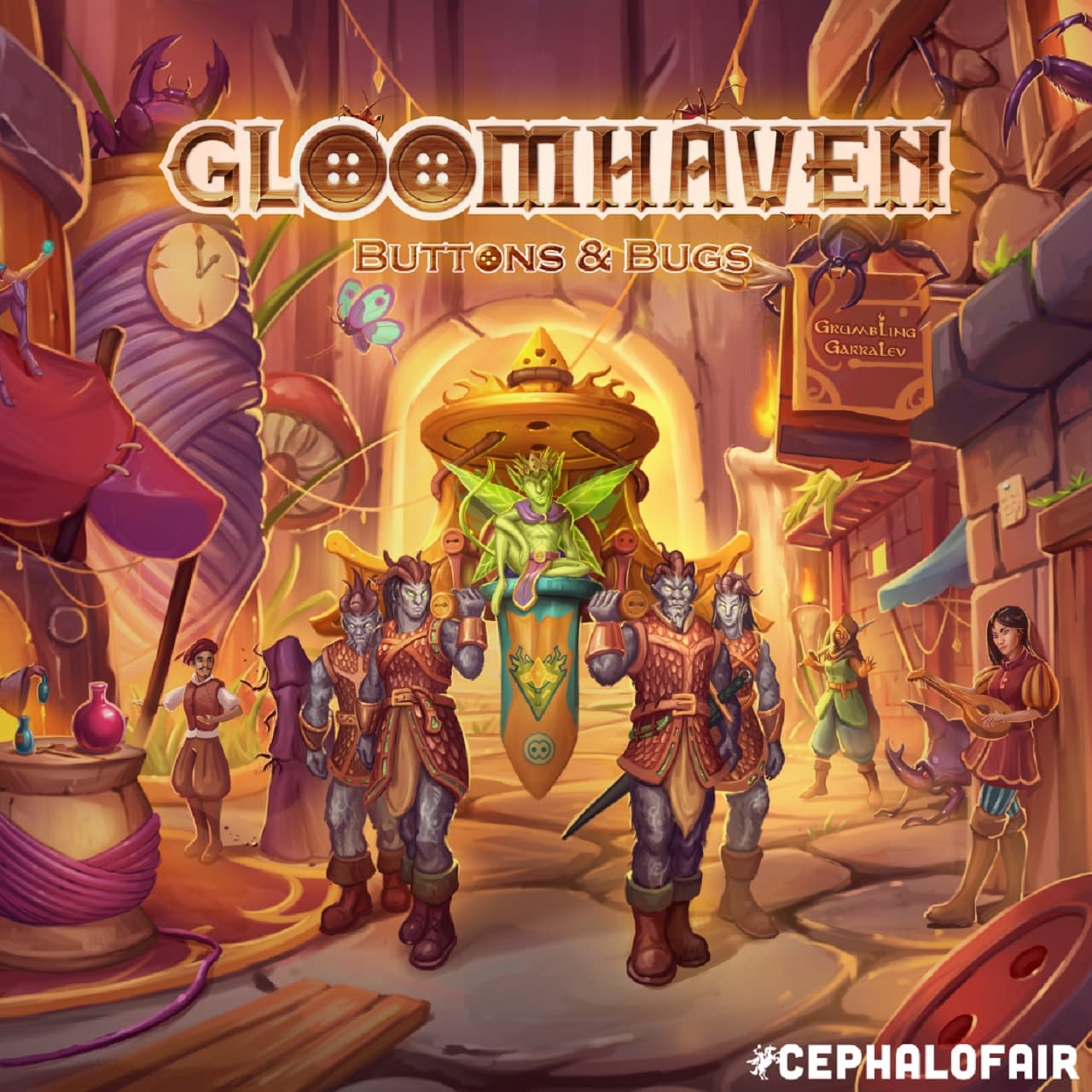 Gloomhaven Announces New Expansion Called Buttons & Bugs