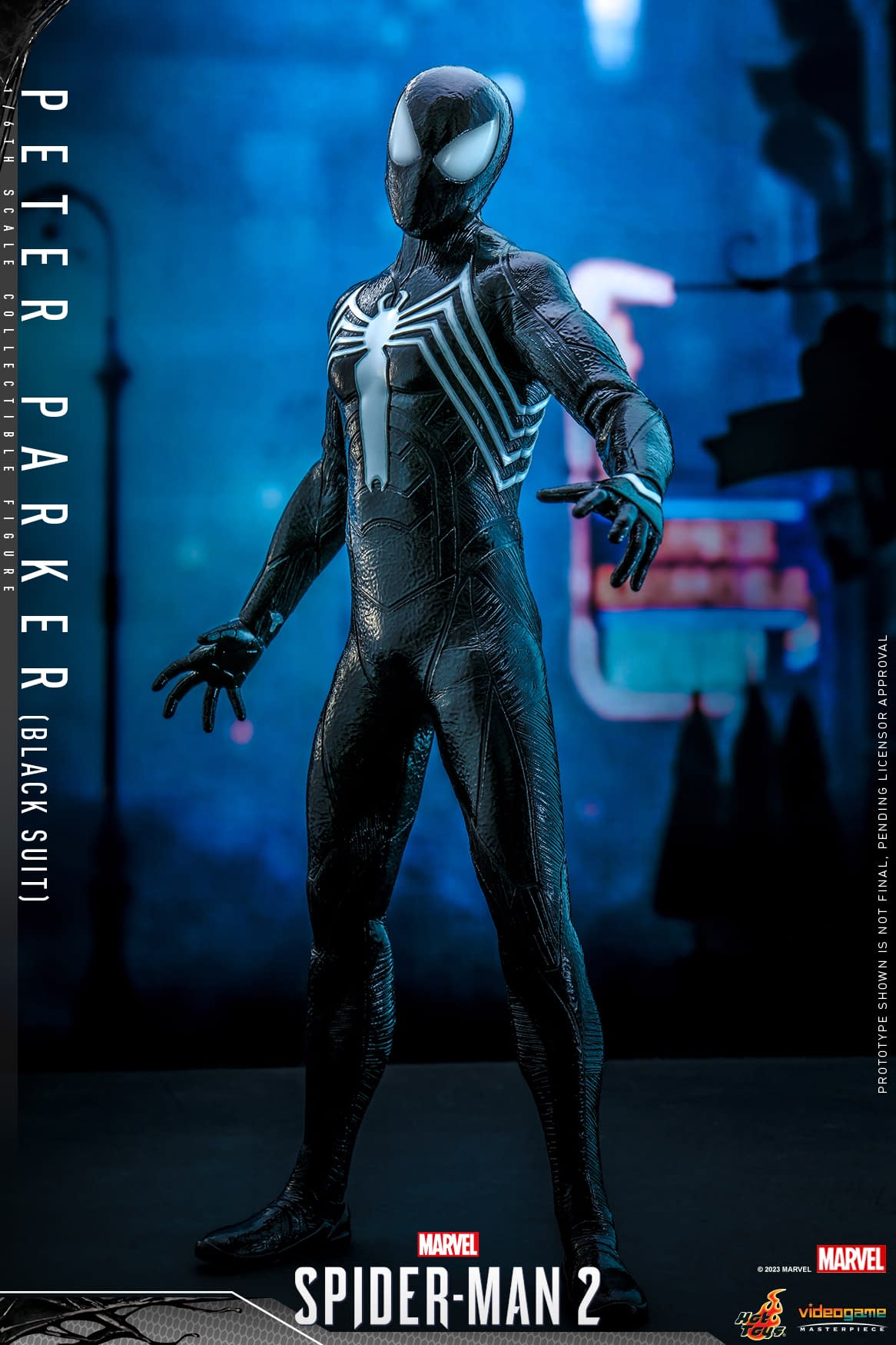 Marvel’s Spider-Man 2 Black Suit 1/6 Scale Figure Revealed by Hot Toys