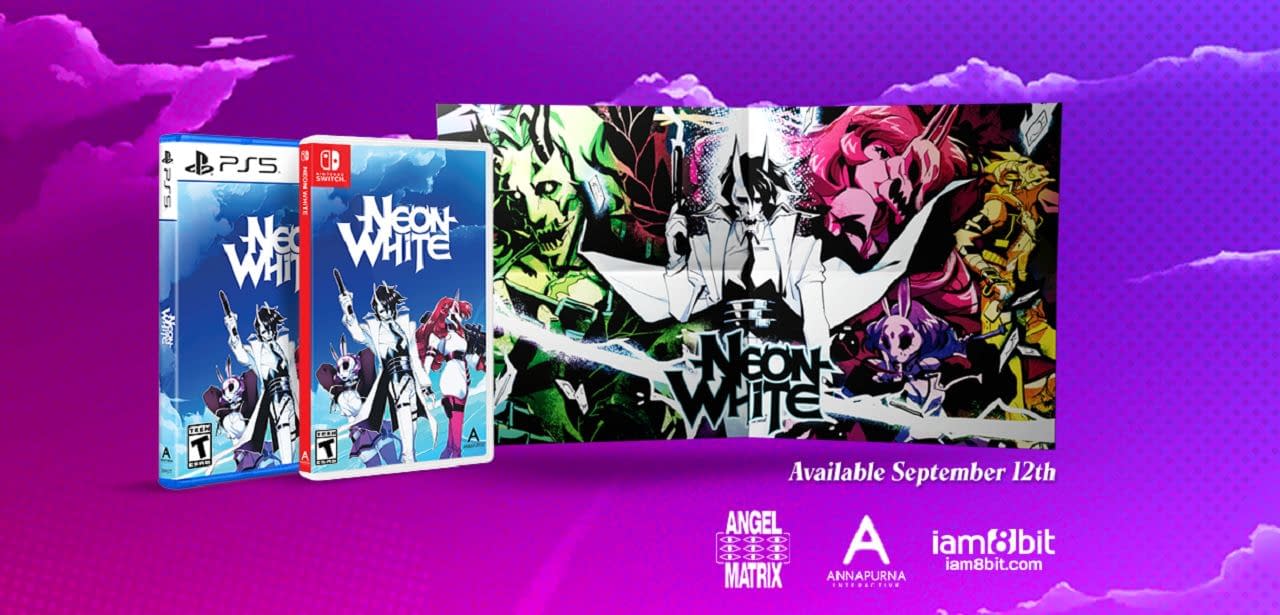 Neon White Physical Editions Now Available for Switch