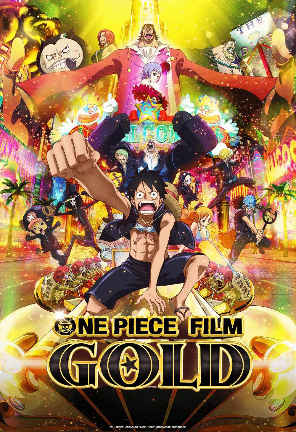 Crunchyroll Schedules 'One Piece Film Gold' Anime Feature Film Streaming