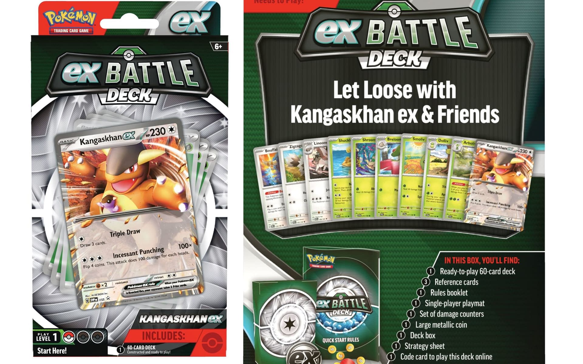 Pokemon TCG: Kangaskhan Ex Battle Deck (Single Pack) - Saga Concepts
