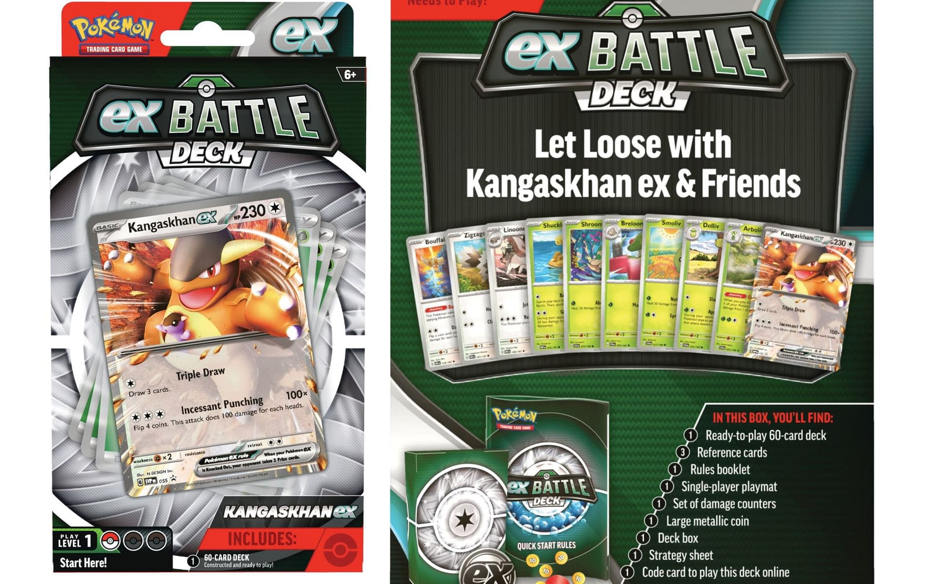 Ex Battle Decks Featuring Kangaskhan Ex And Greninja Ex, 59% OFF