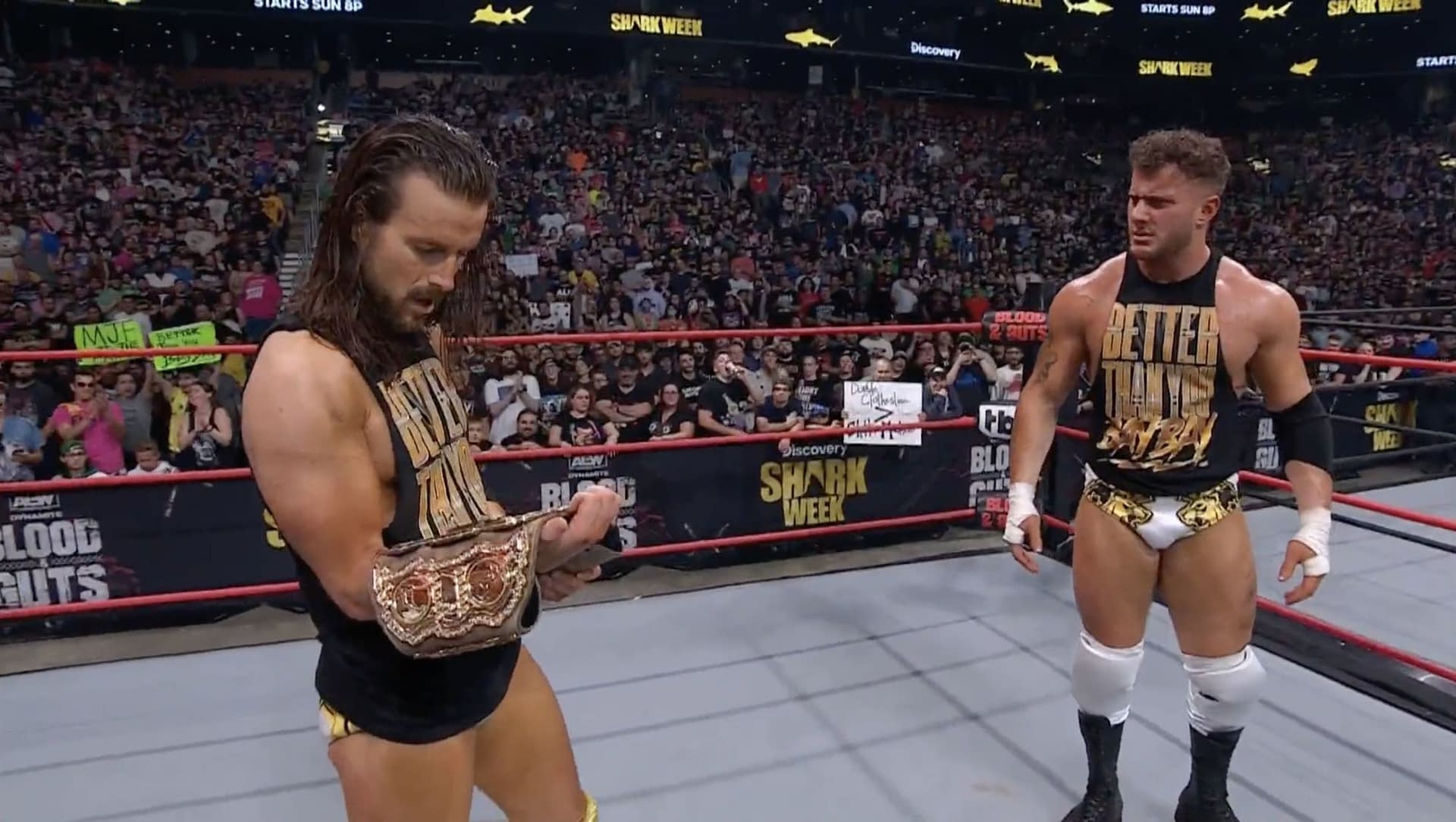 Adam Cole and MJF Win Tag Tournament on AEW Dynamite in WWE Ripoff