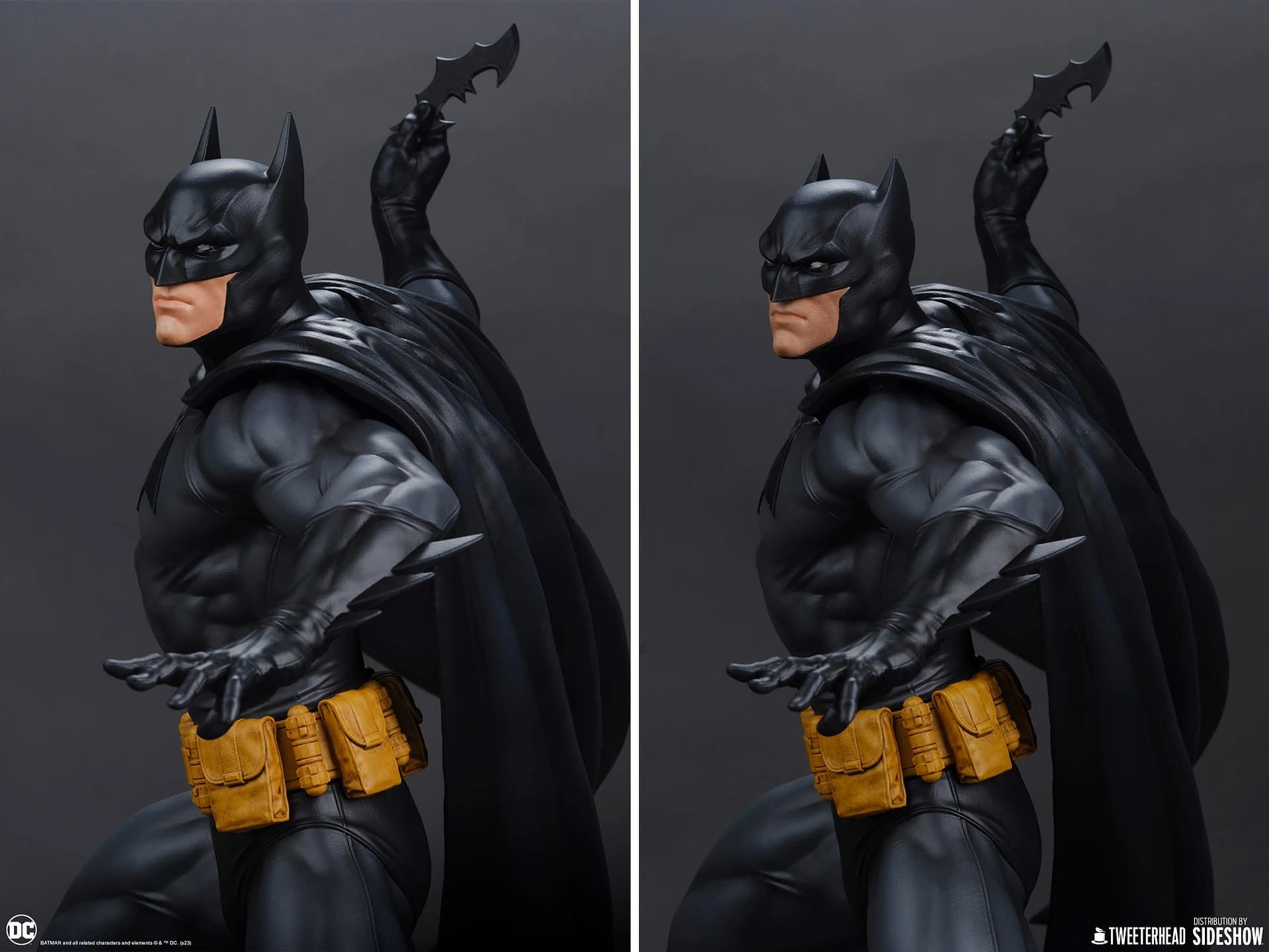 Tweeterhead Unveils Batman (Black and Gray Edition) 1:6 Scale Maquette