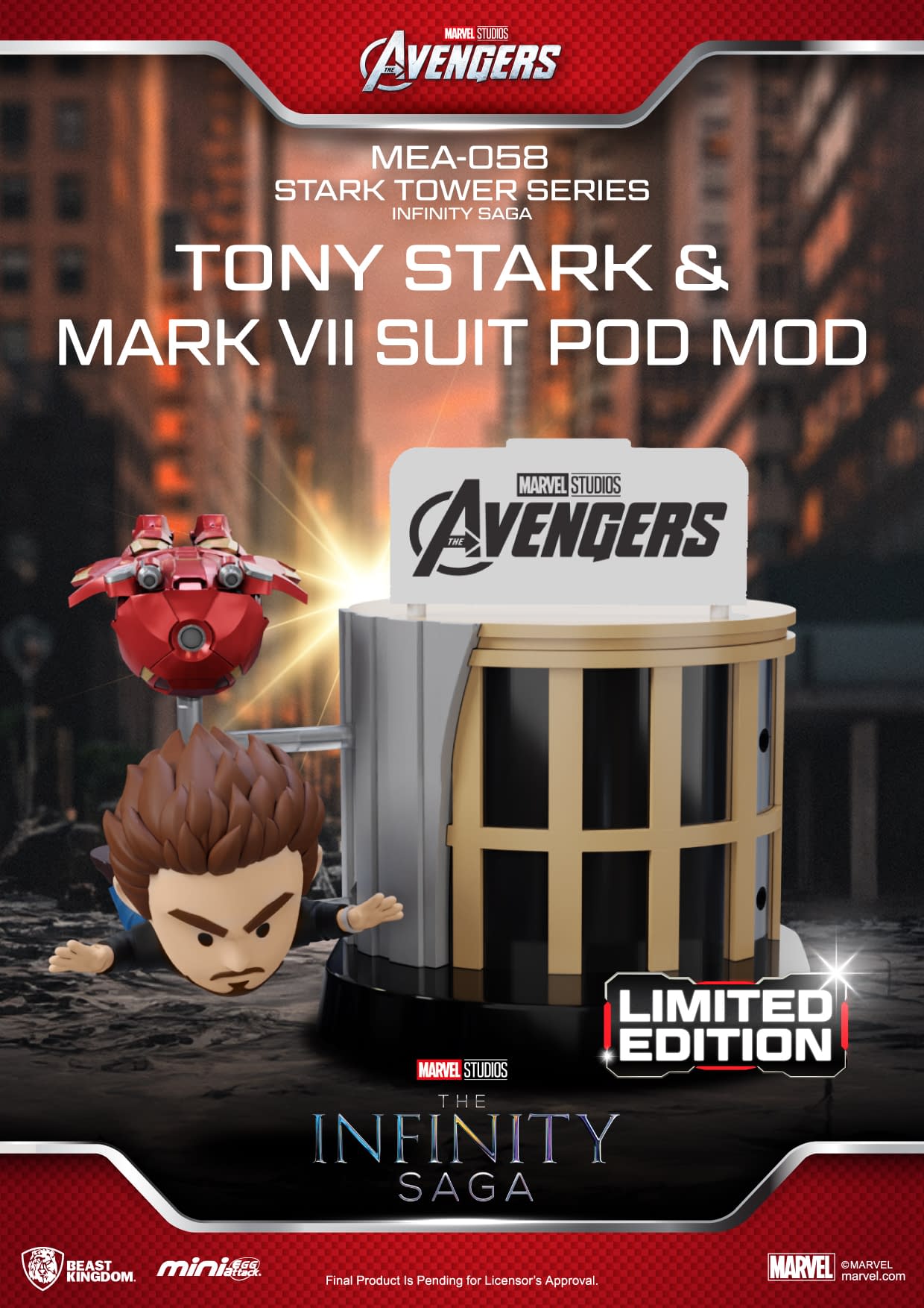 Build the Avengers Infinity Saga Stark Tower with Beast Kingdom