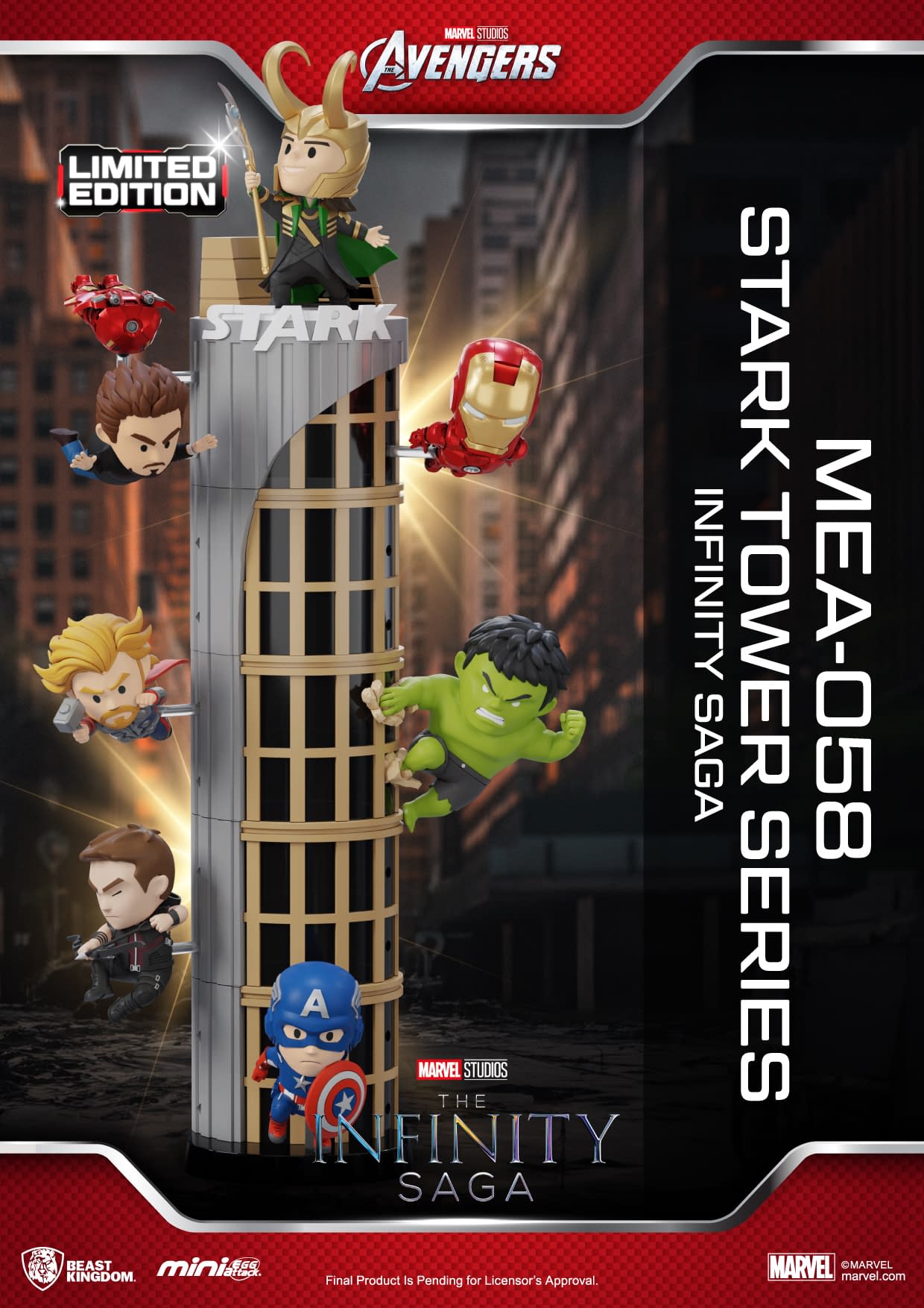 Build the Avengers Infinity Saga Stark Tower with Beast Kingdom