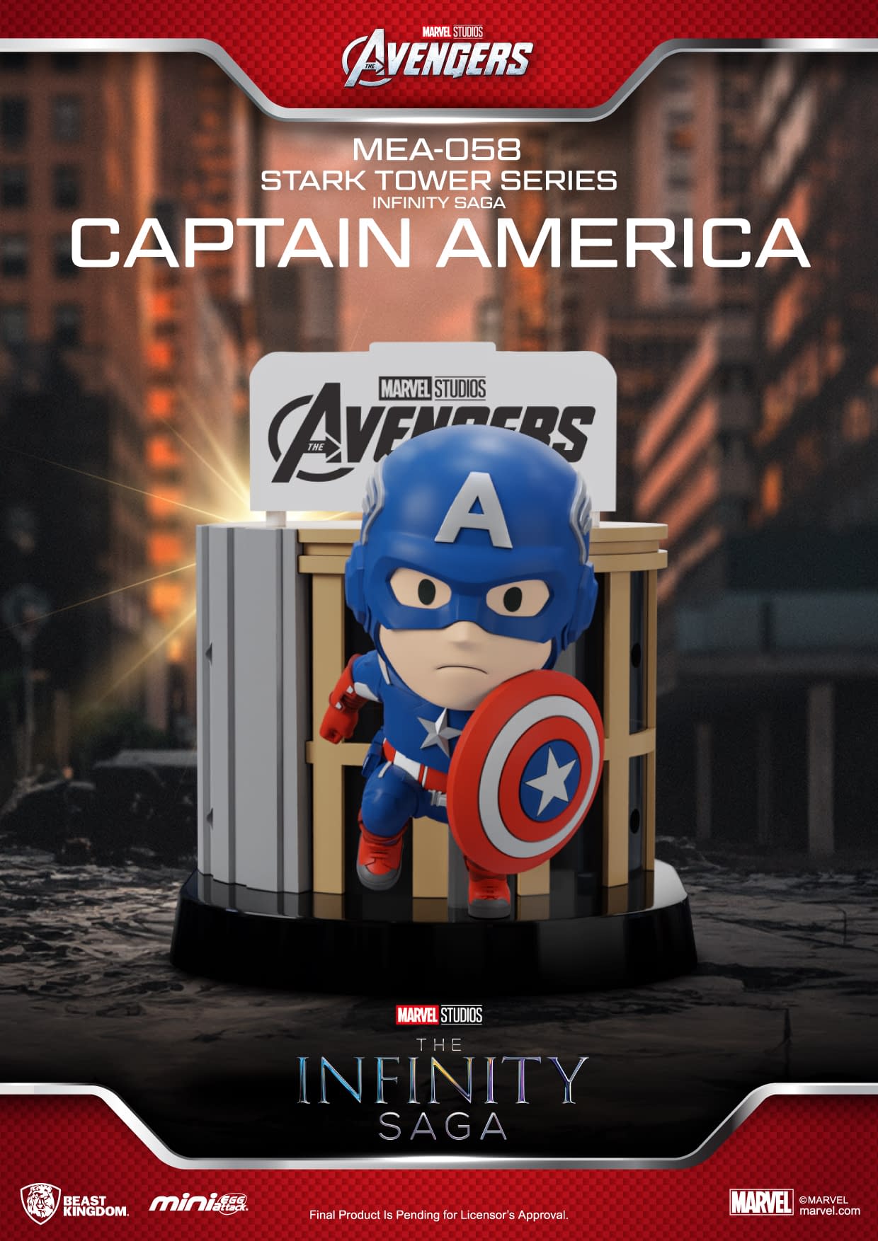 Build the Avengers Infinity Saga Stark Tower with Beast Kingdom