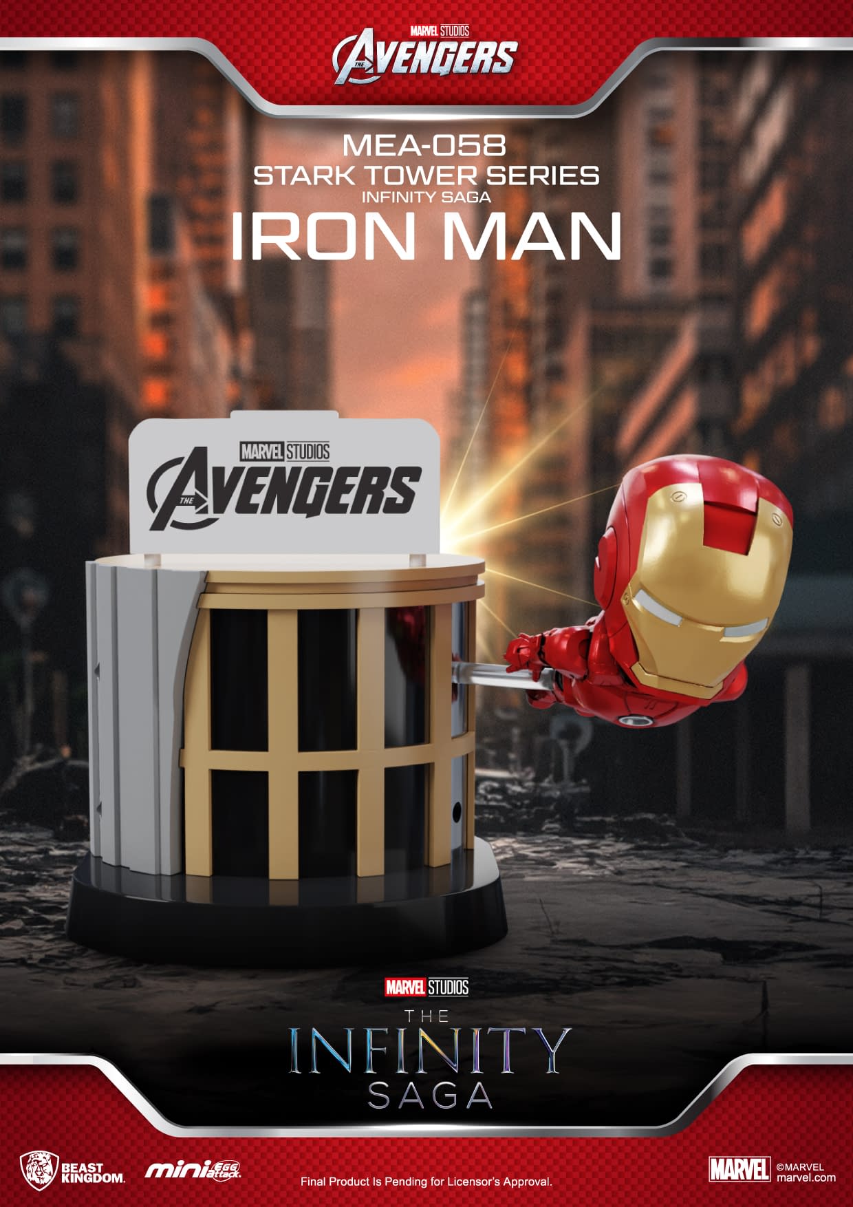 Build the Avengers Infinity Saga Stark Tower with Beast Kingdom