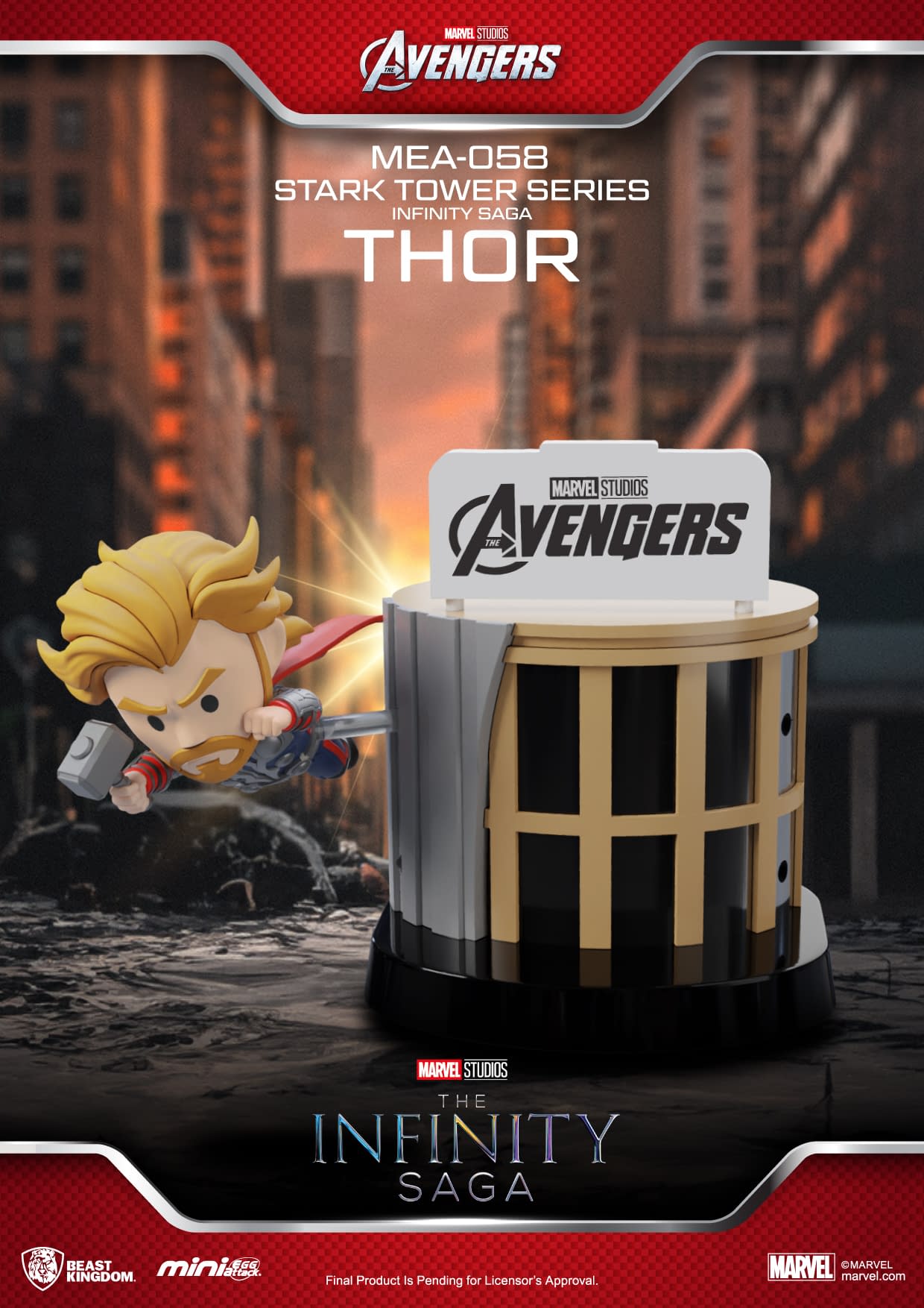 Build the Avengers Infinity Saga Stark Tower with Beast Kingdom