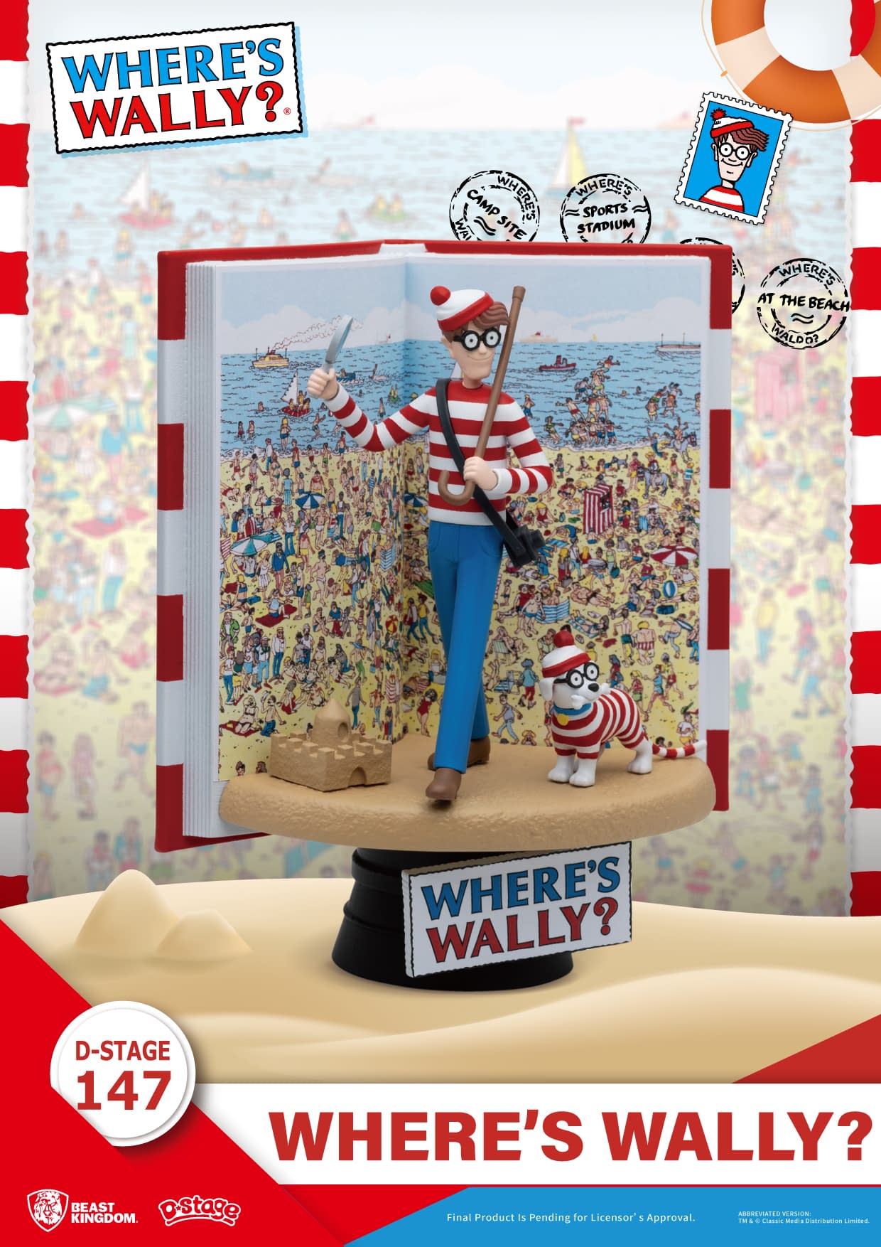 Beast Kingdom Searches for Waldo with New Where's Waldo Statue