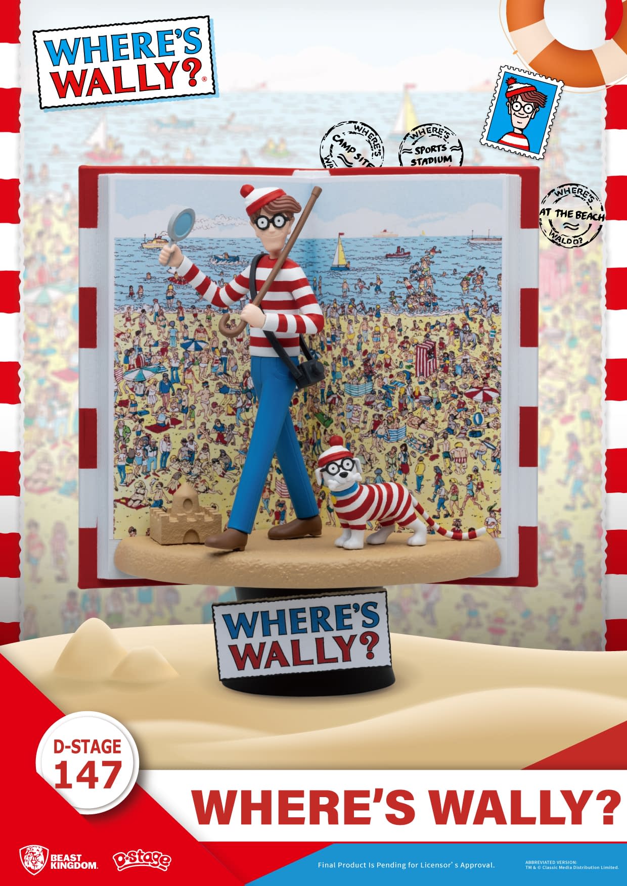 Beast Kingdom Searches for Waldo with New Where's Waldo Statue