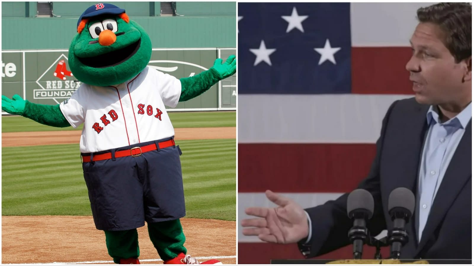 Wally The Green Monster Boston Red Sox Mascot Funko - Wally The