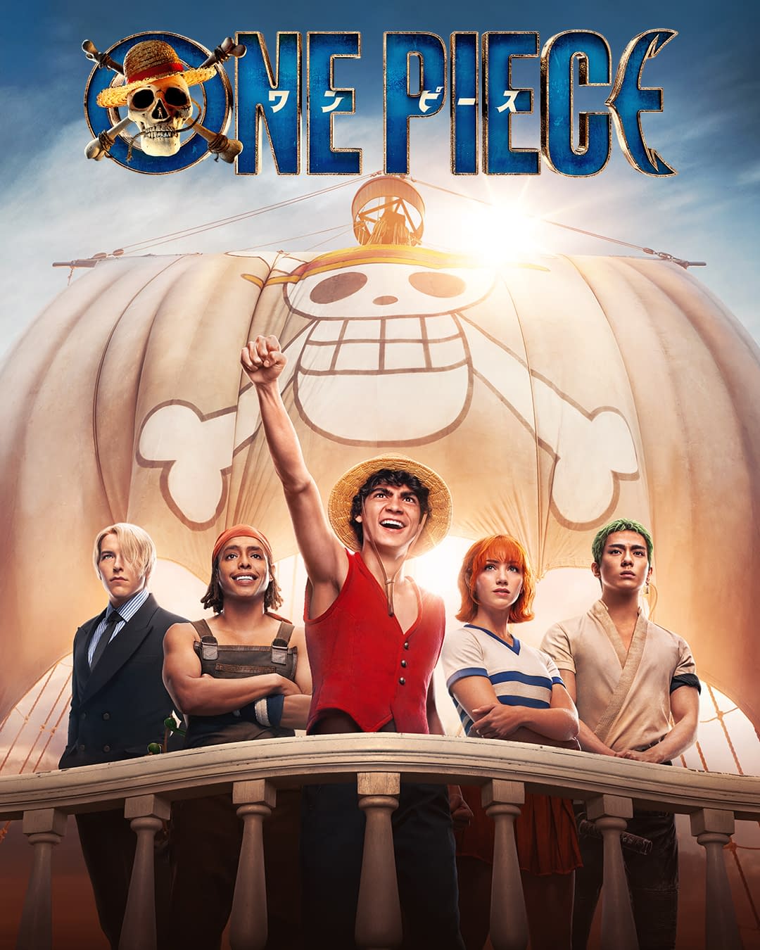 One Piece Crew Ready to Set Sail in Netflix Series Key Art Poster