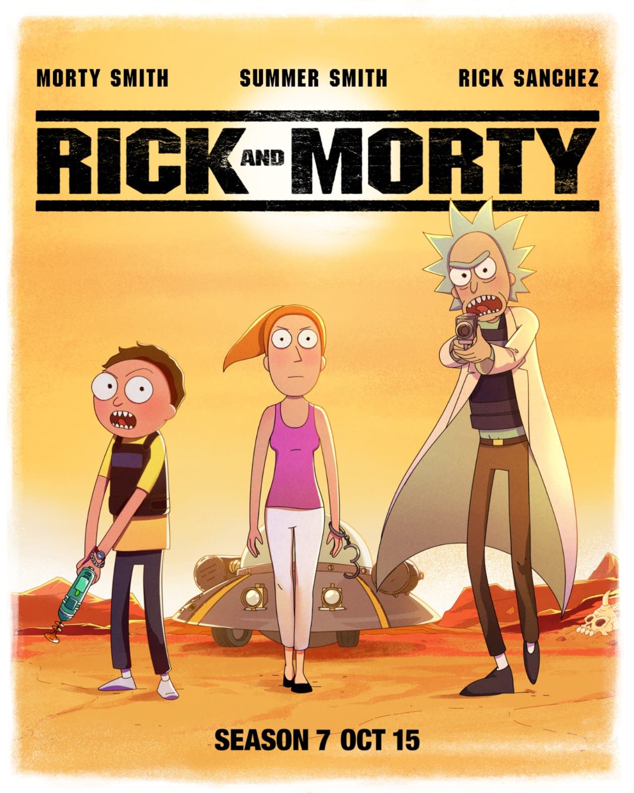 Rick And Morty Are Ride Or Die Season 7 Key Art Sets October Return
