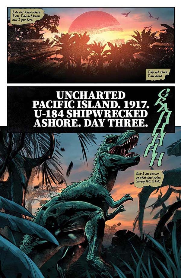 Interior preview page from Kong: The Great War #3