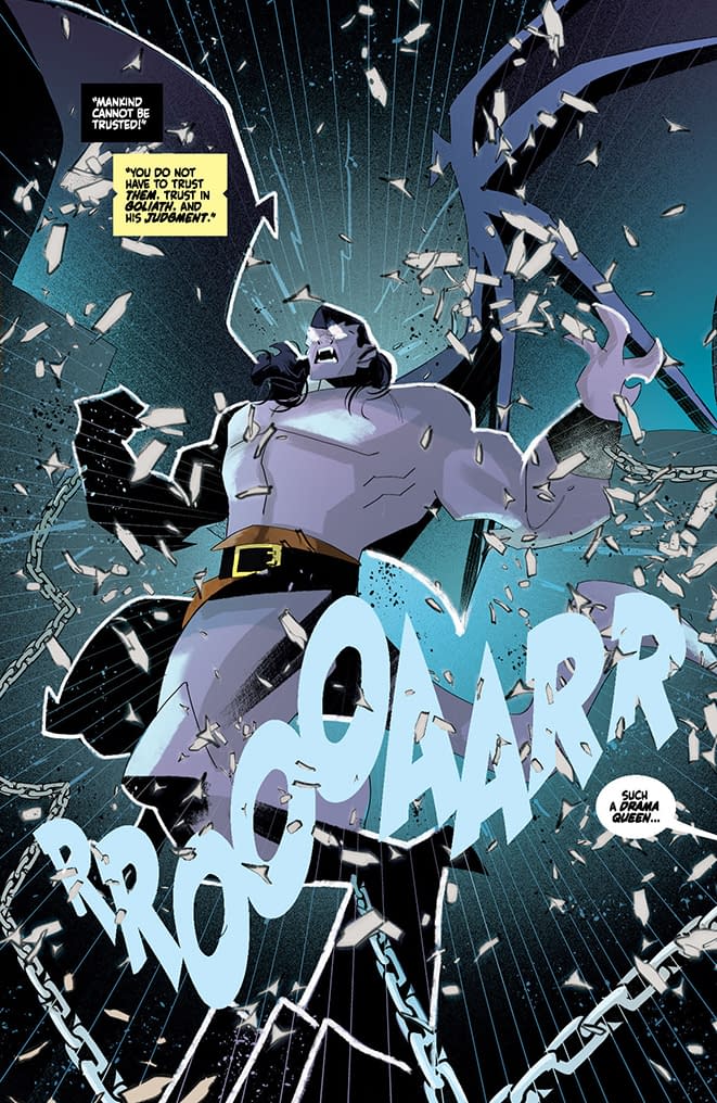 Interior preview page from Gargoyles #8