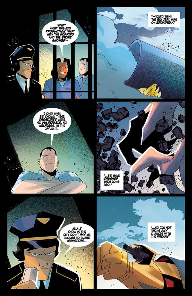 Interior preview page from Gargoyles #8