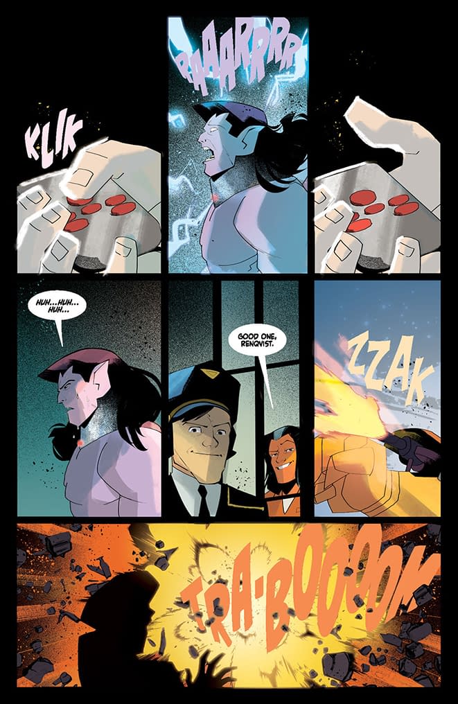 Interior preview page from Gargoyles #8