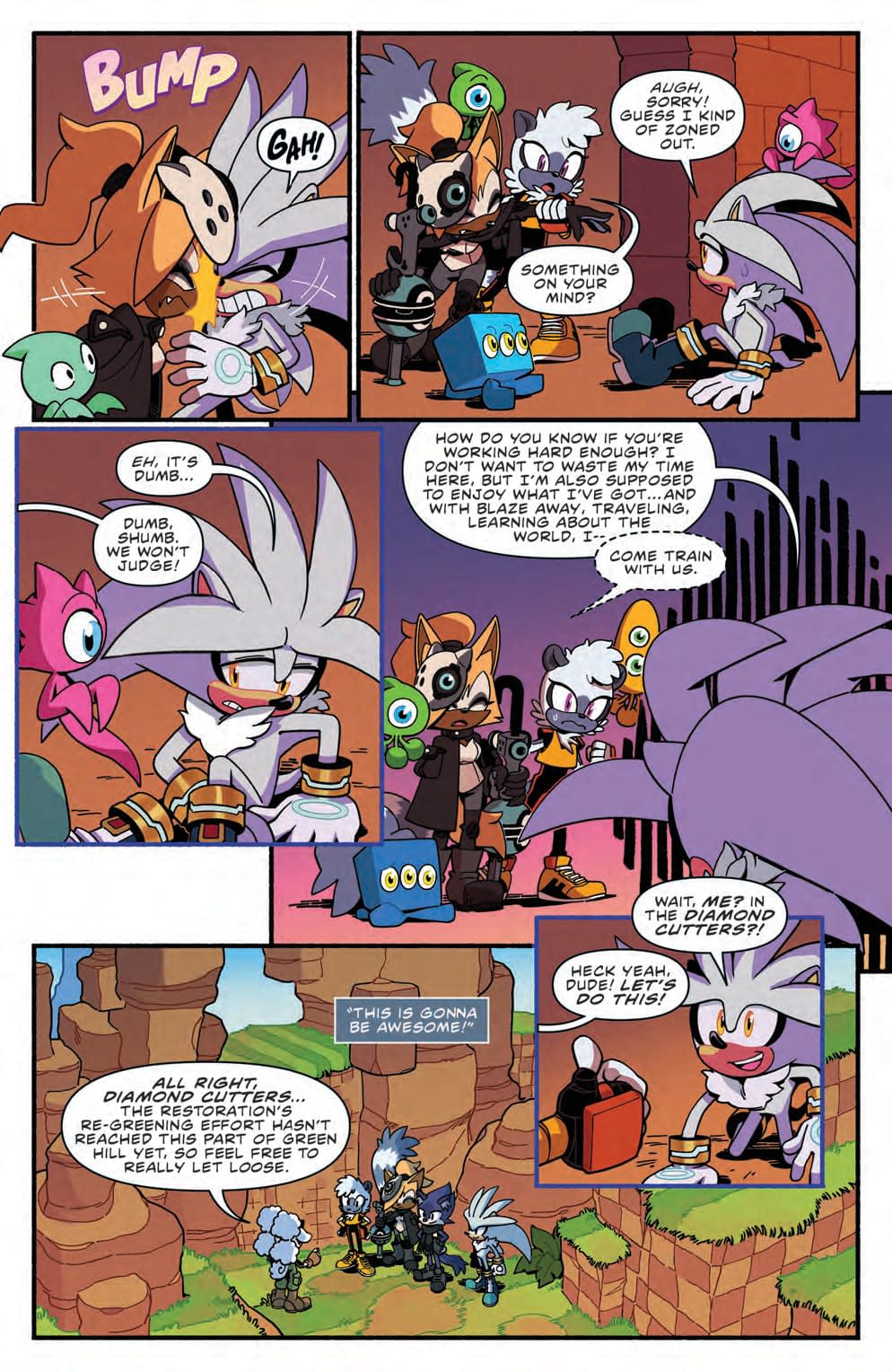 Sonic the Hedgehog #63 Preview: Silver, The Ultimate Third Wheel