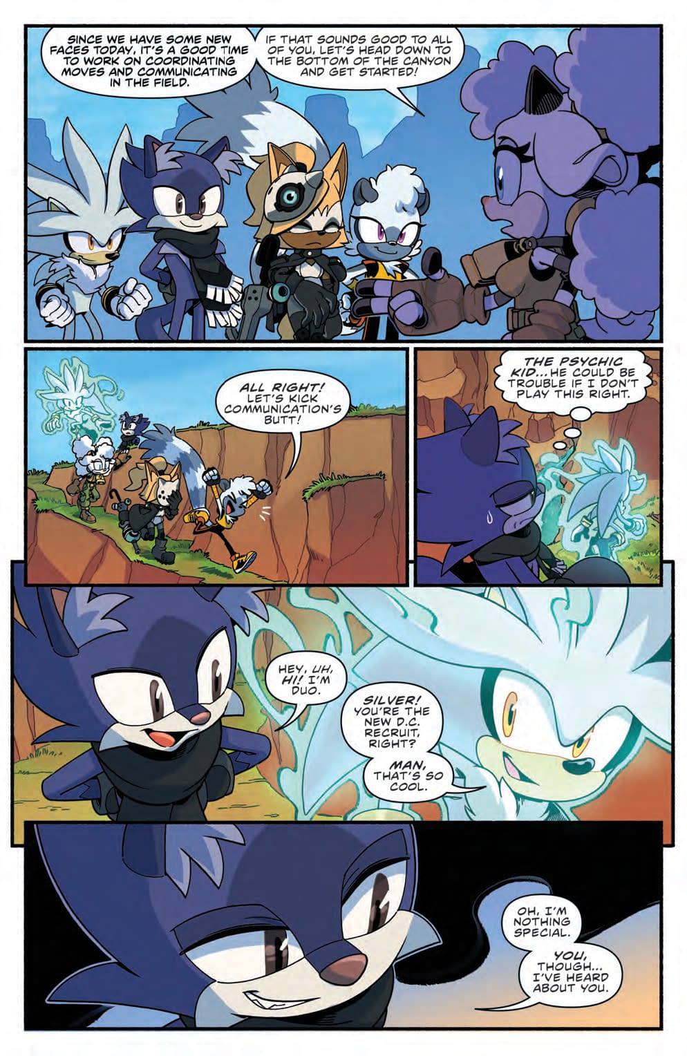 Sonic The Hedgehog 63 Preview Silver The Ultimate Third Wheel