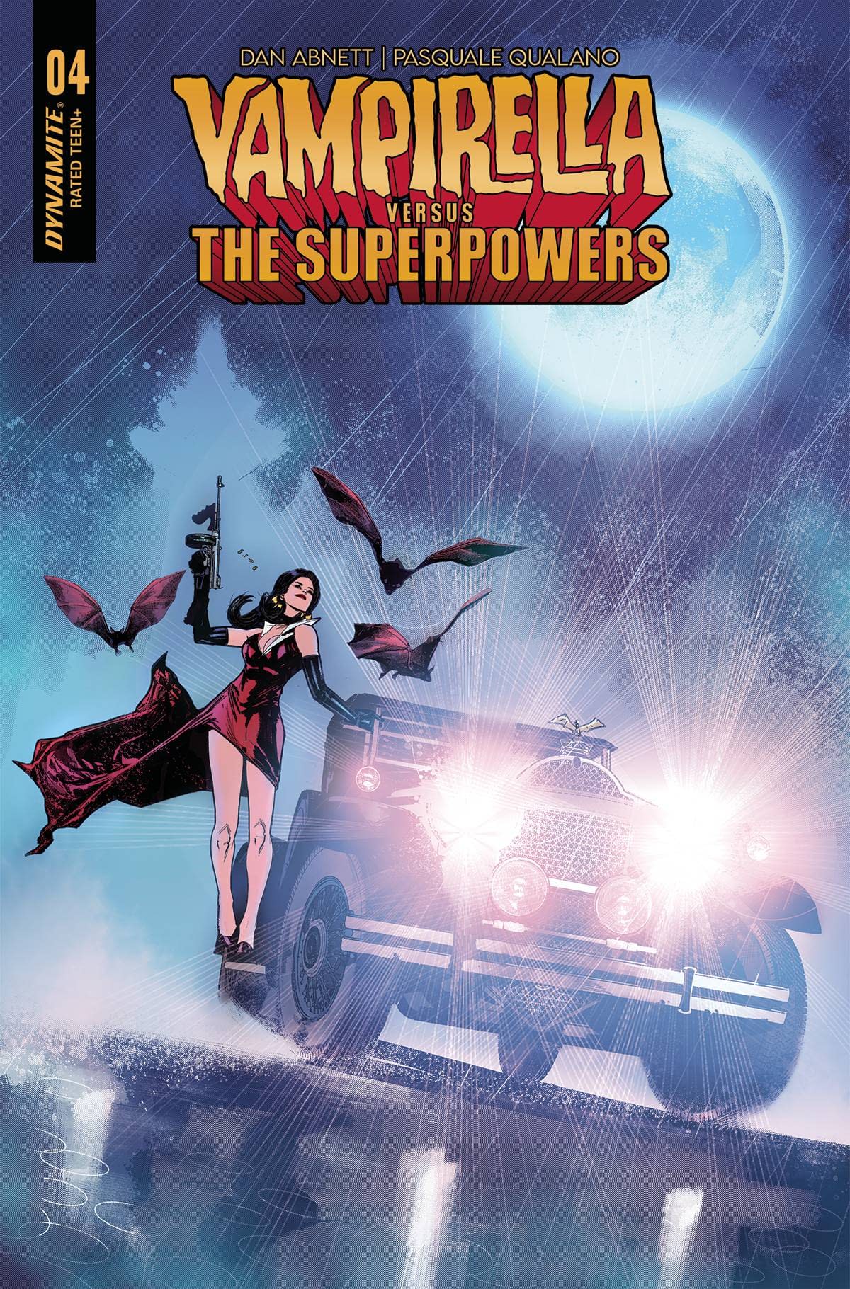 Cover image for VAMPIRELLA VS SUPERPOWERS #4 CVR E CAREY