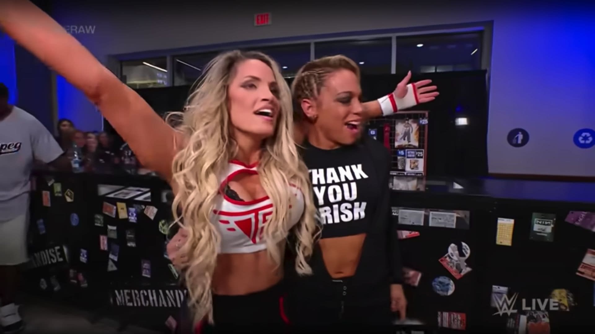 Trish Stratus reposts picture of her and Becky Lynch trending on