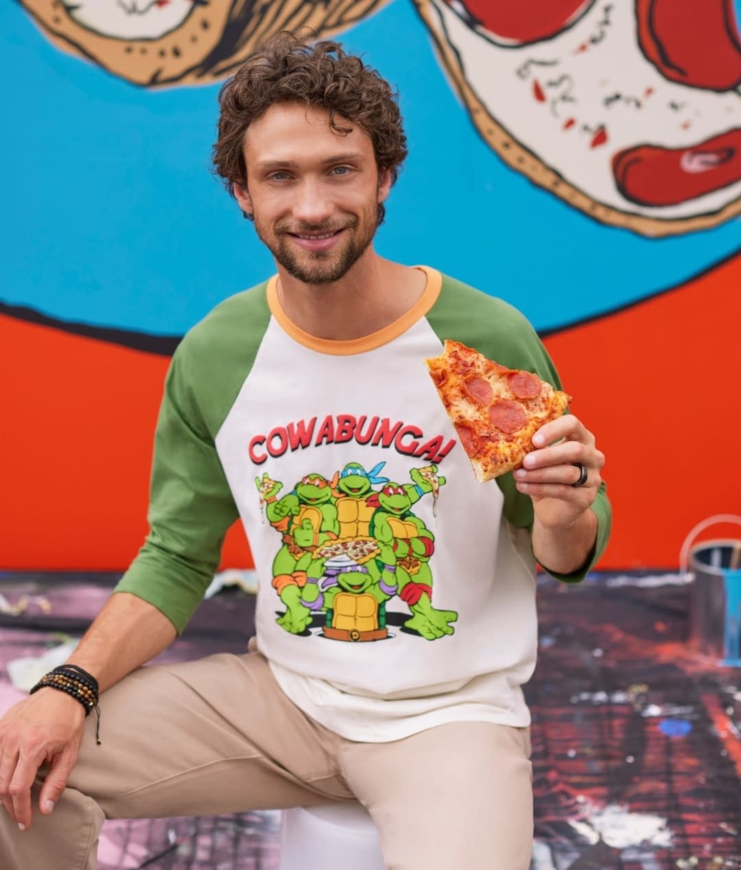 Teenage Mutant Ninja Turtles Michelangelo It's Pizza Time T-Shirt