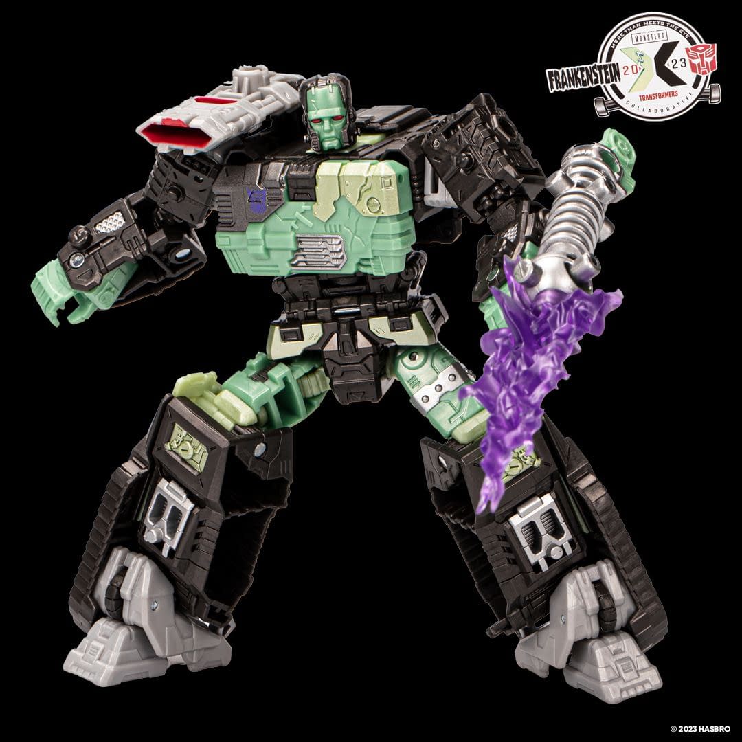 Hasbro Debuts Universal Monsters x Transformers Figure: Frankentron