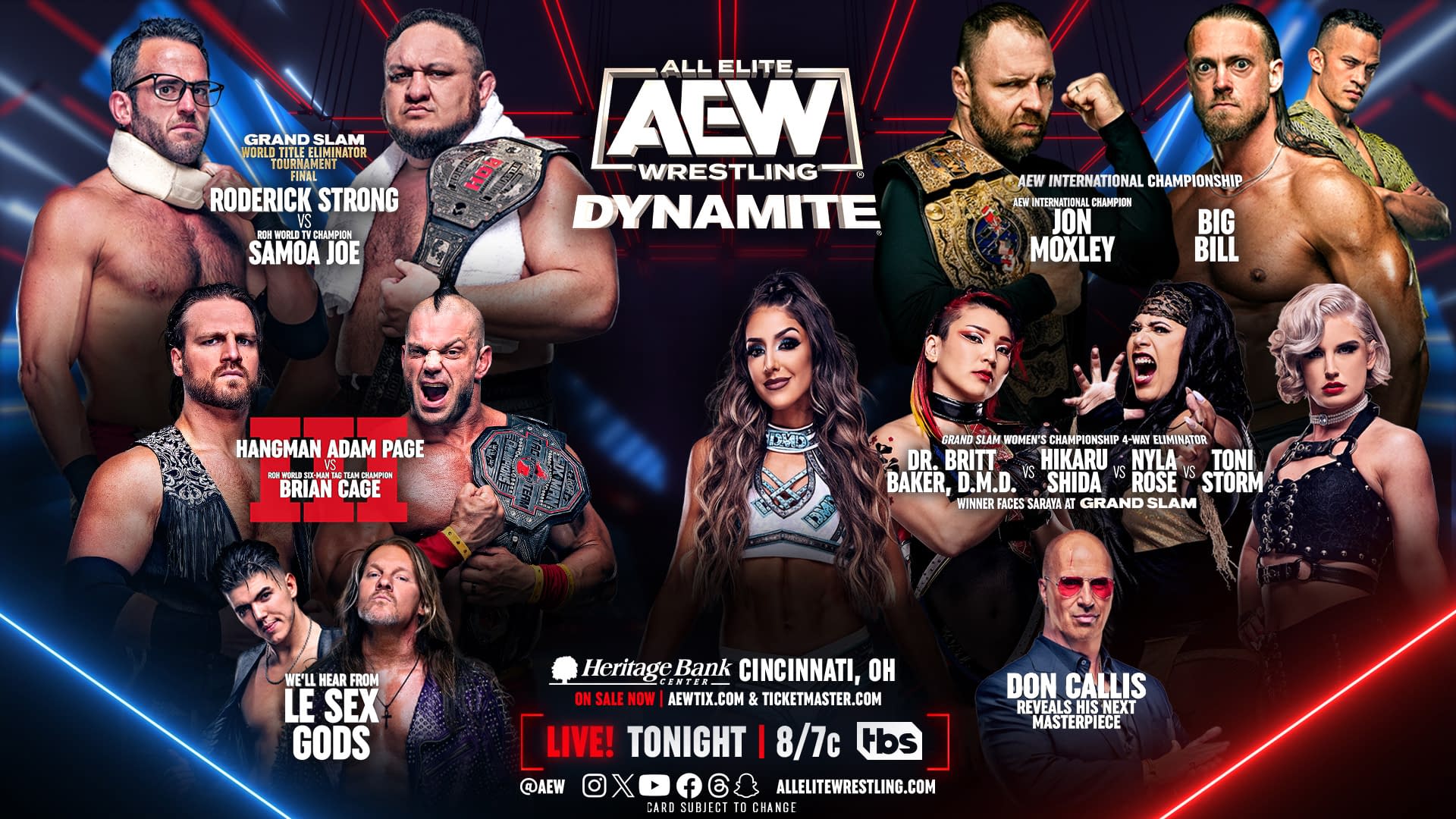 AEW Dynamite Brings War on WWE to Cincinnati Tonight