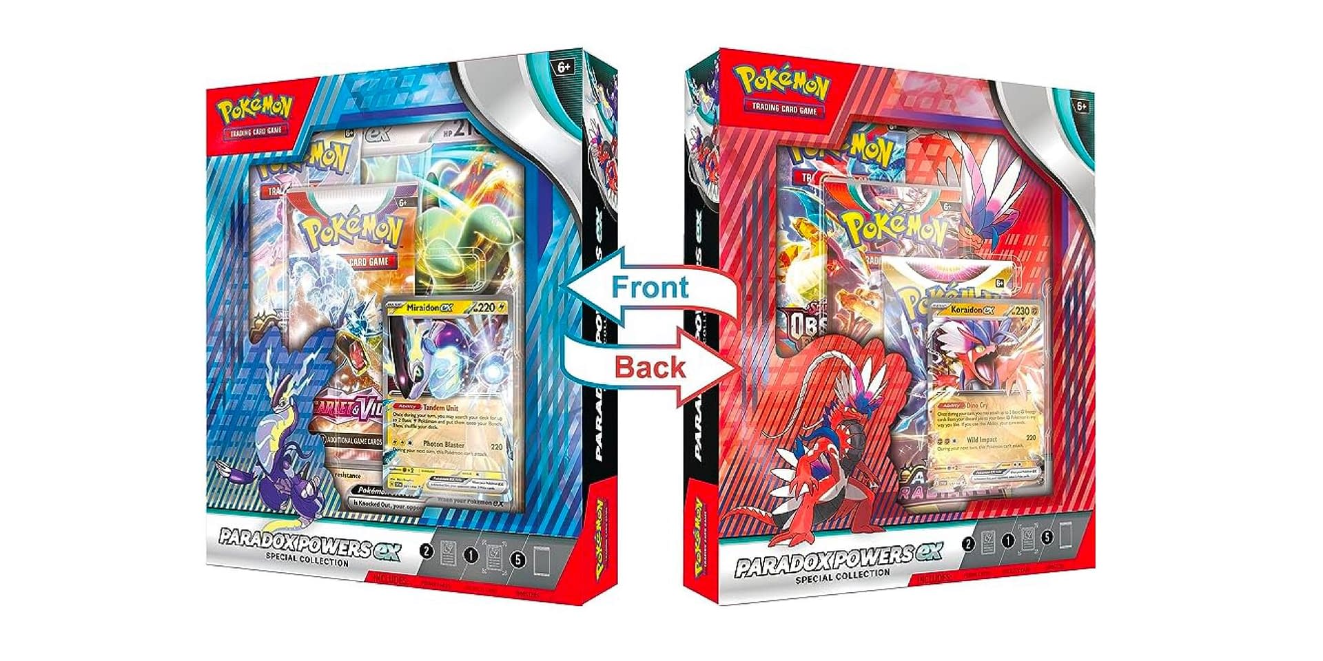  Pokémon TCG: Paradox Powers ex Special Collection -   Exclusive : Toys & Games