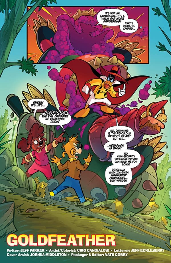 Interior preview page from Negaduck #1
