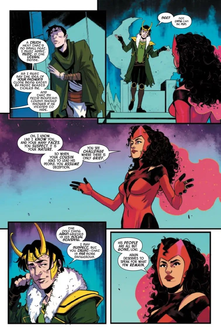 Scarlet Witch #8 Preview: What's Loki Hiding? What Isn't He?