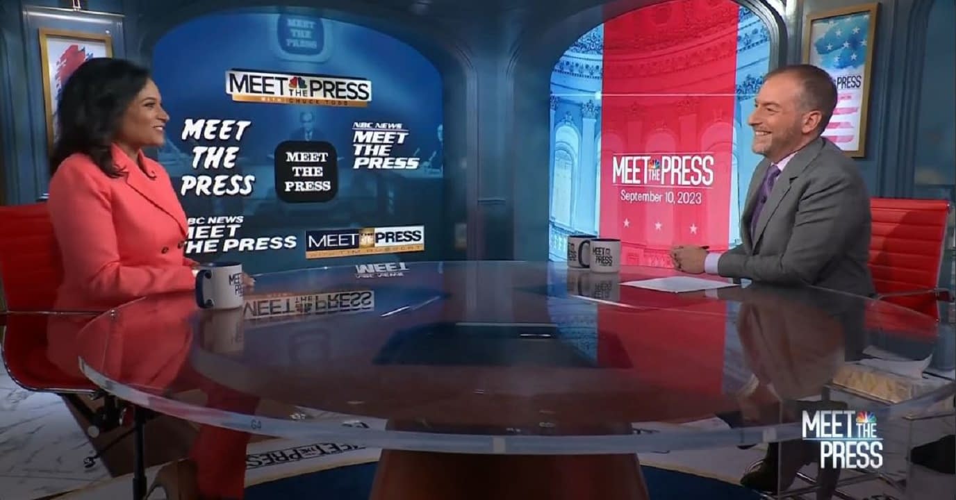 Meet the Press Chuck Todd Kristen Welker, Signs Off (VIDEO)