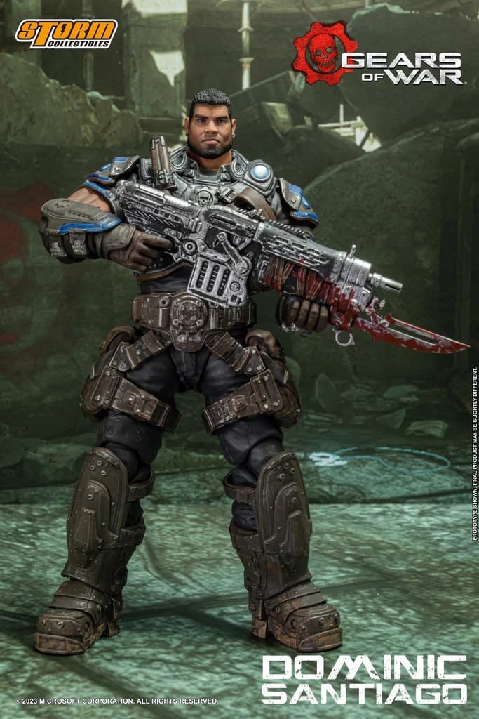  Storm Collectibles 1/12 Augustus Cole Gears of War : Toys &  Games