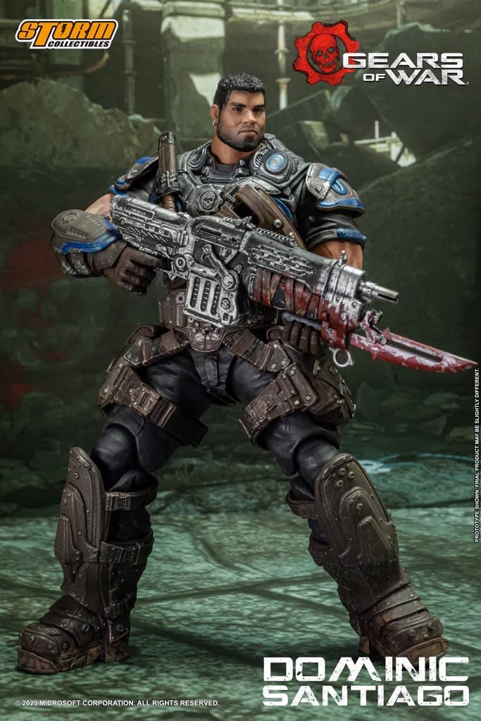  Storm Collectibles 1/12 Augustus Cole Gears of War : Toys &  Games