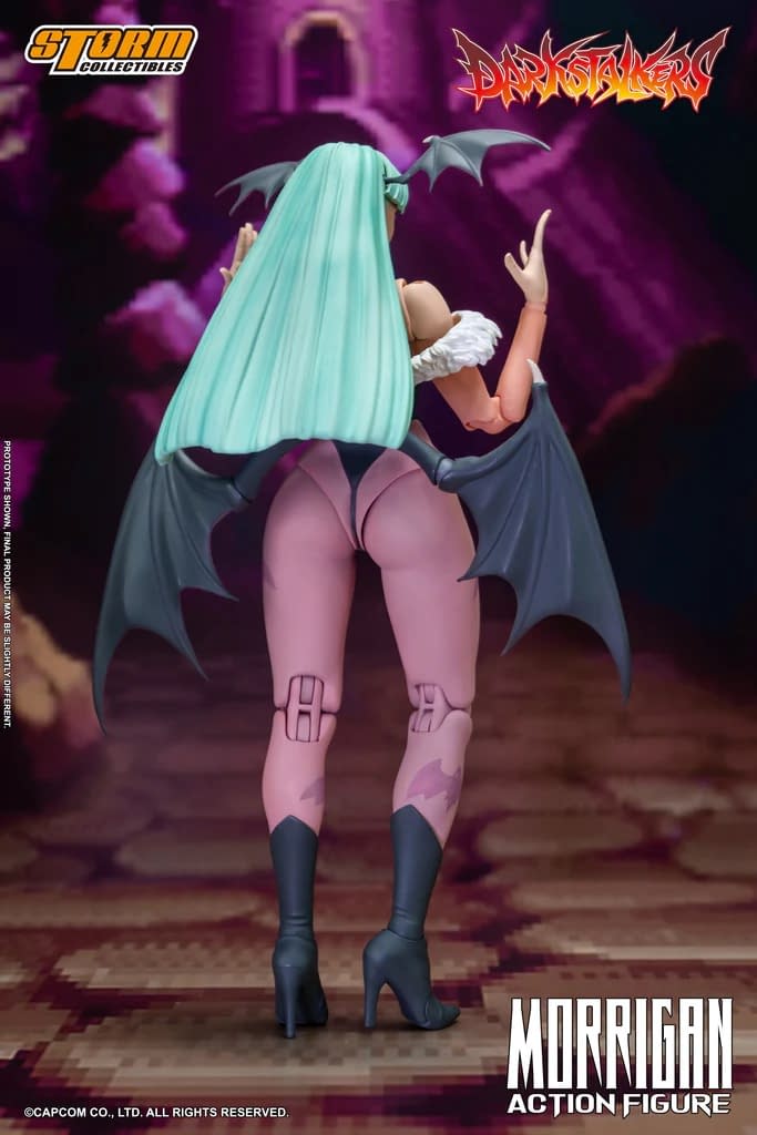 Darkstalkers Succubus Morrigan Joins the Fight with Storm Collectibles