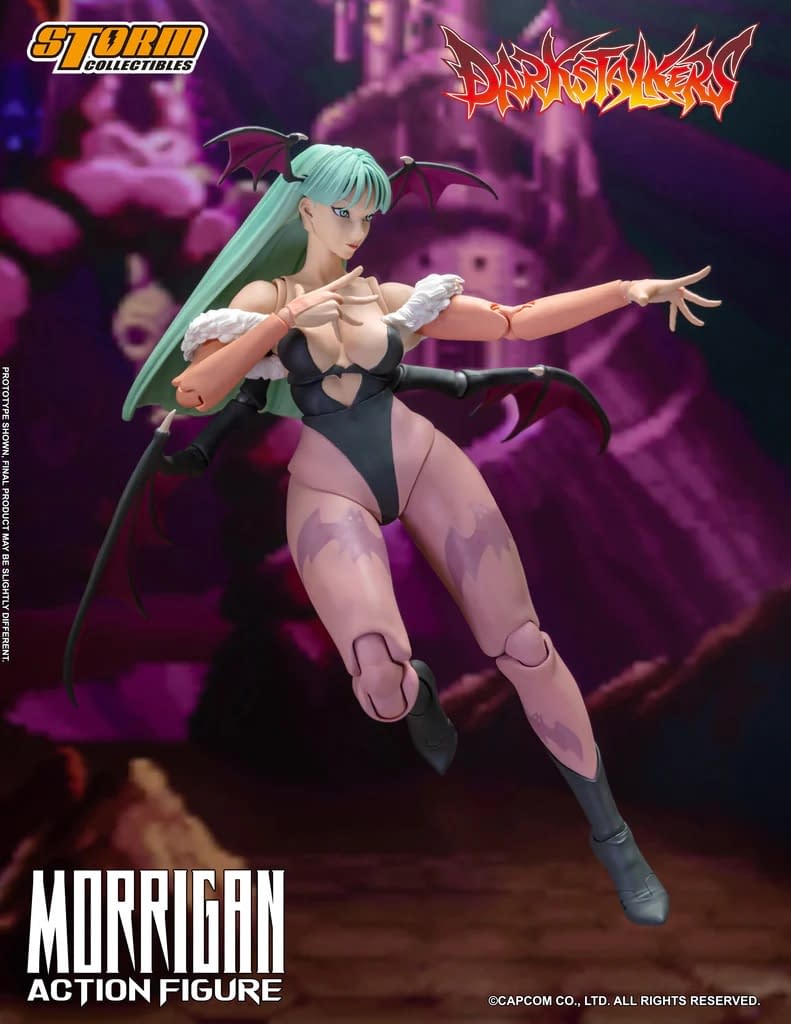 Darkstalkers Succubus Morrigan Joins the Fight with Storm Collectibles